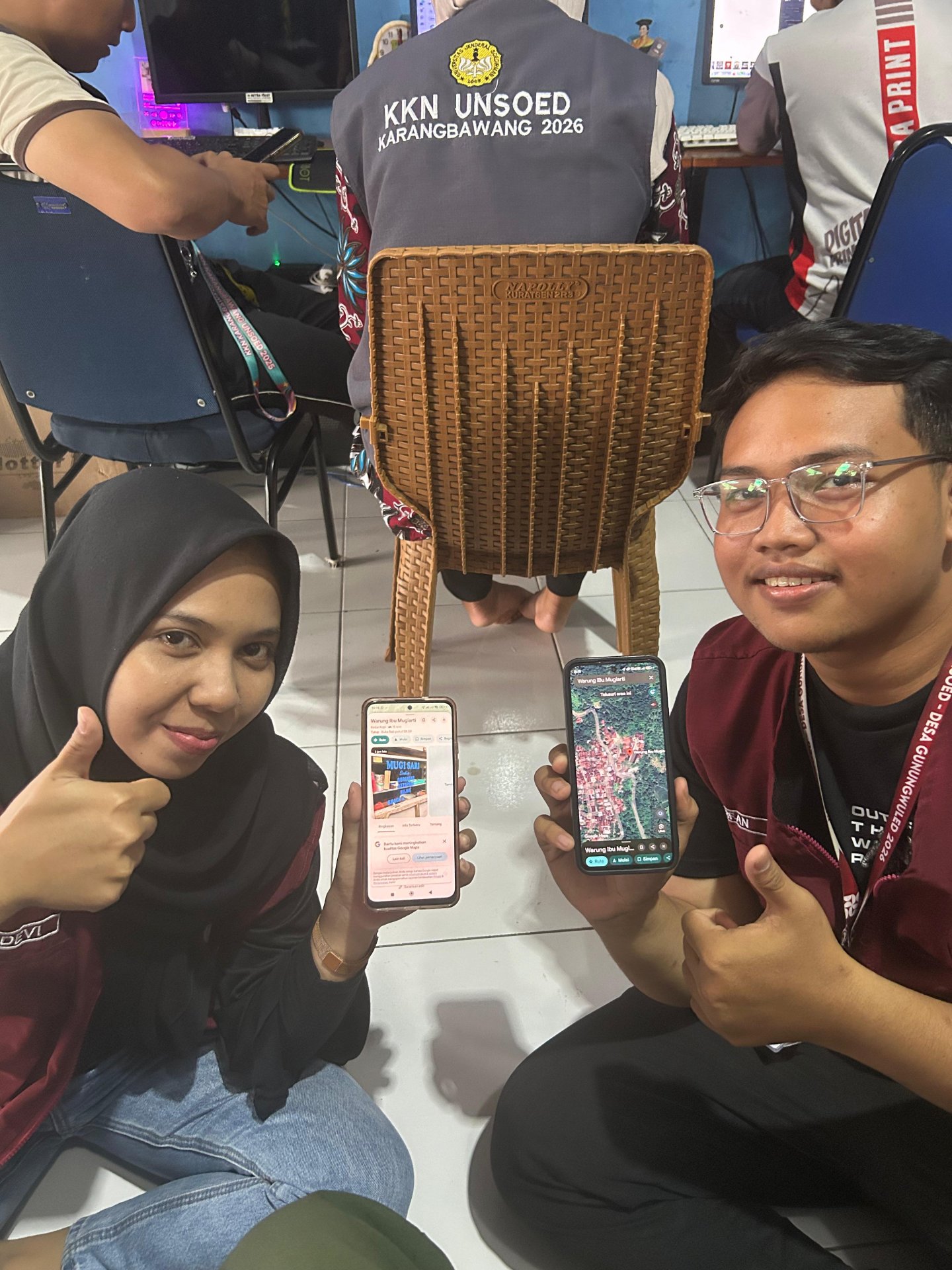 Pembuatan Pin Lokasi UMKM bu Mugiarti