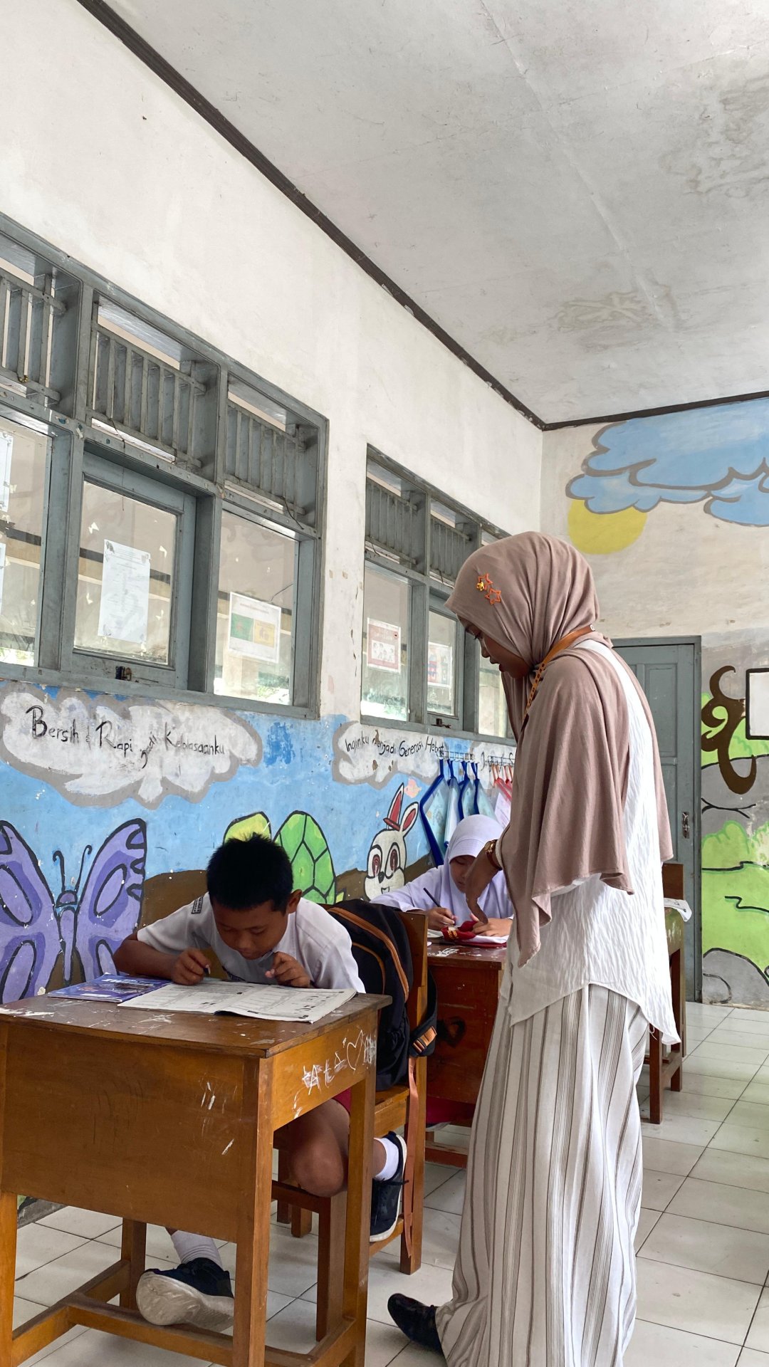 Mengajar di SD N 01 Karangkandri (Senin, 26 Januari 2026)