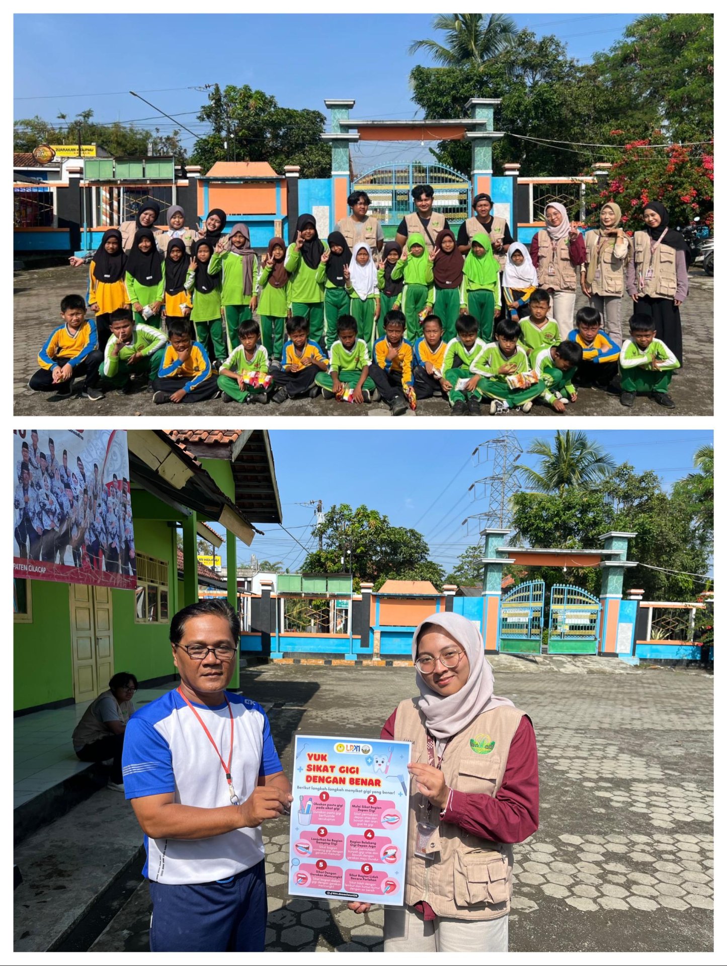 Day 21 Olahraga Tradisional di SDN 2 Ciwuni kemudian Pemberian Poster PHBS serta penyebaran undangan Perlombaan Tenis Meja untuk SDN 1 Ciwuni, SDN 2 Ciwuni, dan MI YA BAKII