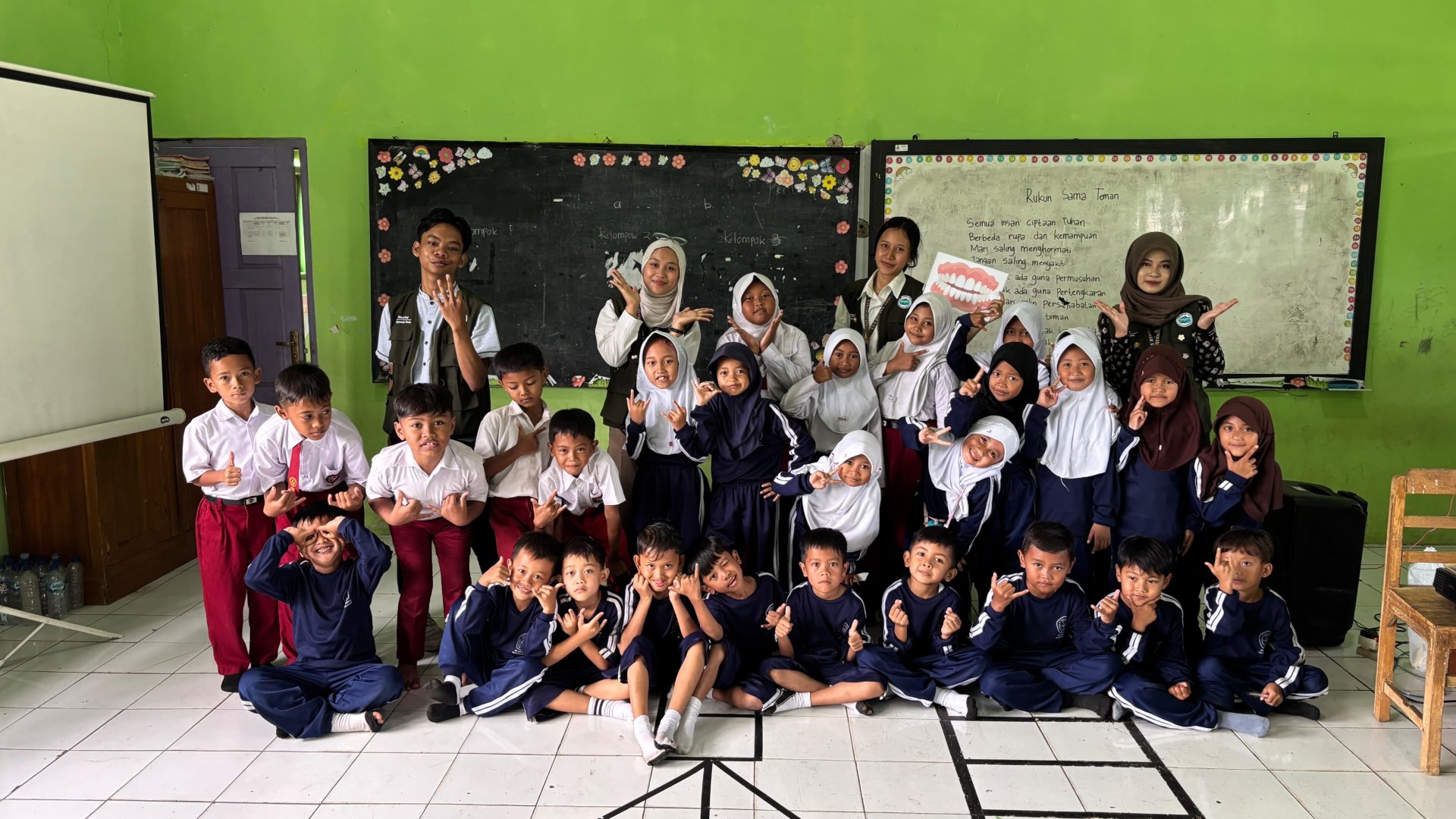 Sosialisasi PHBS di SDN 03 Wadaslintang