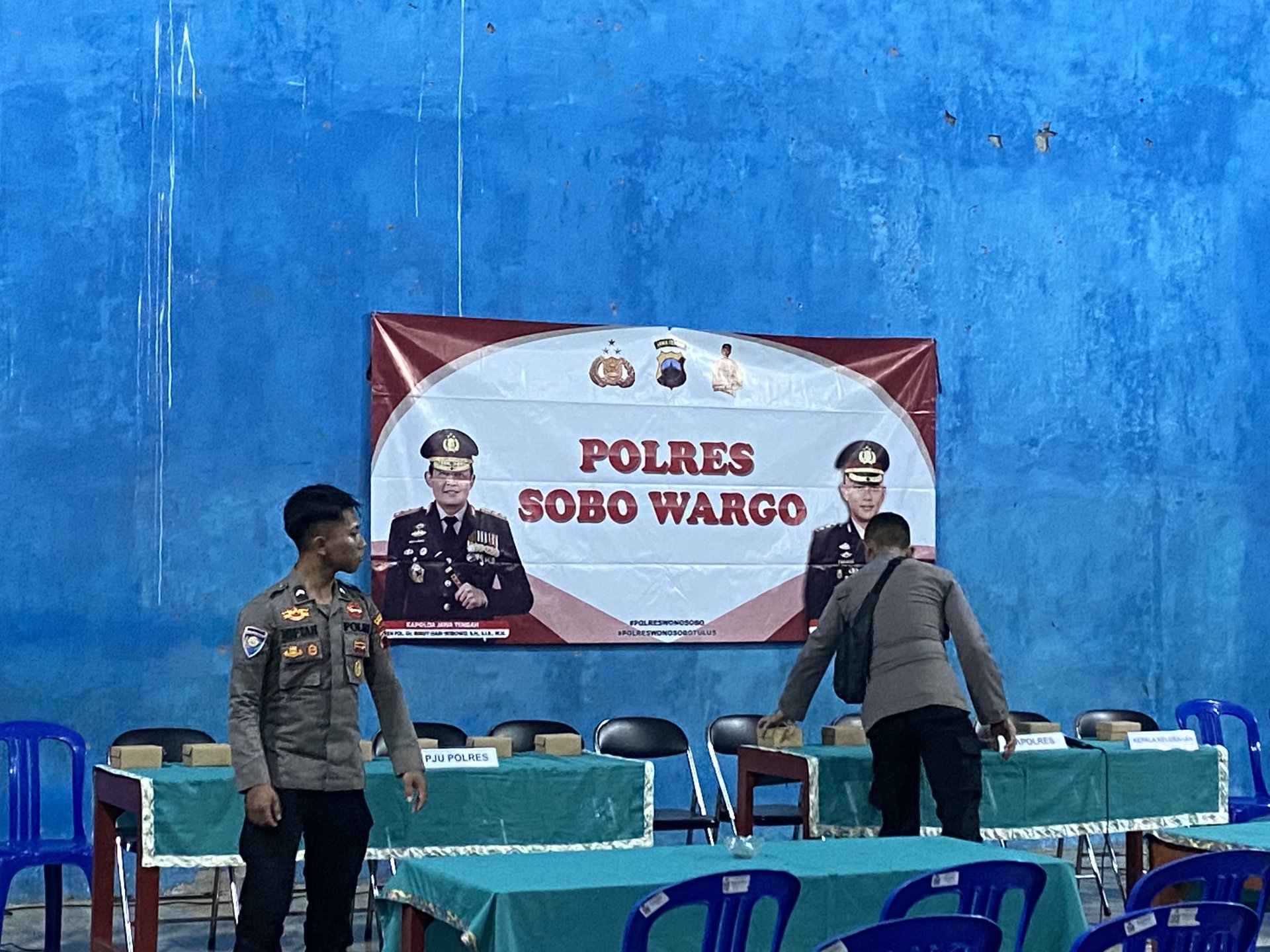 Polres Sobo Wargo di Kelurahan Wadaslintang