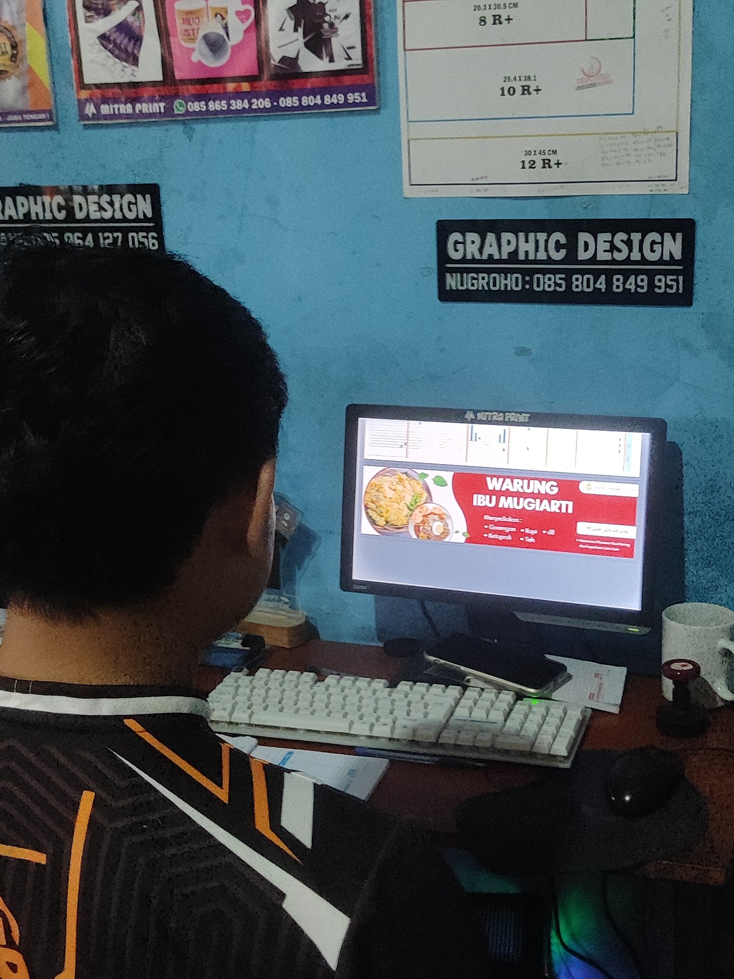 Design Banner Usaha UMKM