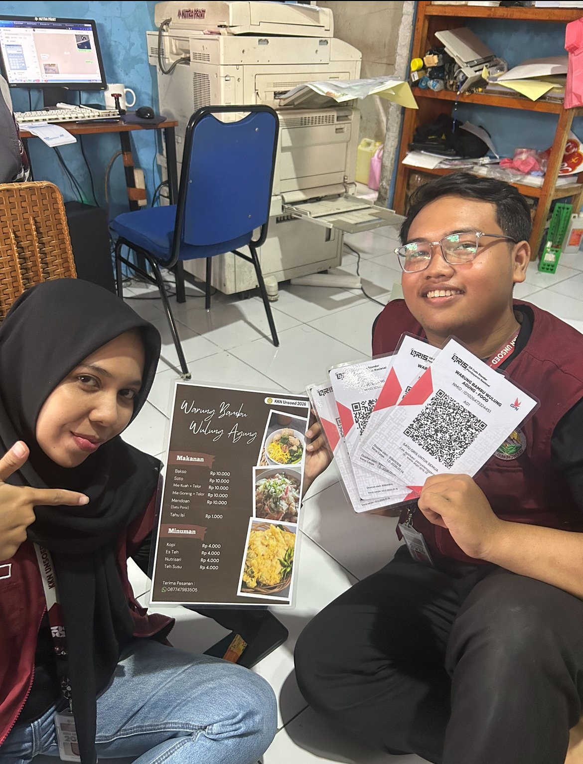 Pencetakan banner & qris