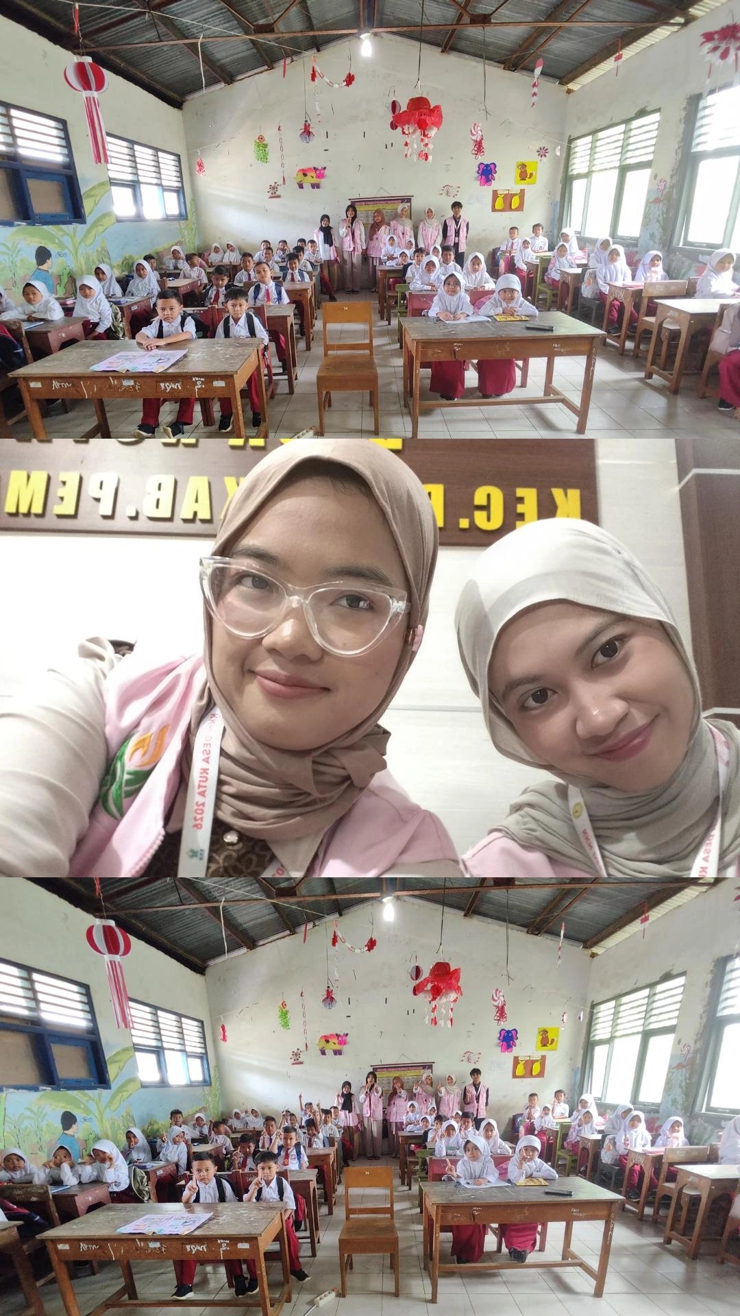 Sosialisasi pemilihan sampah dan piket desa