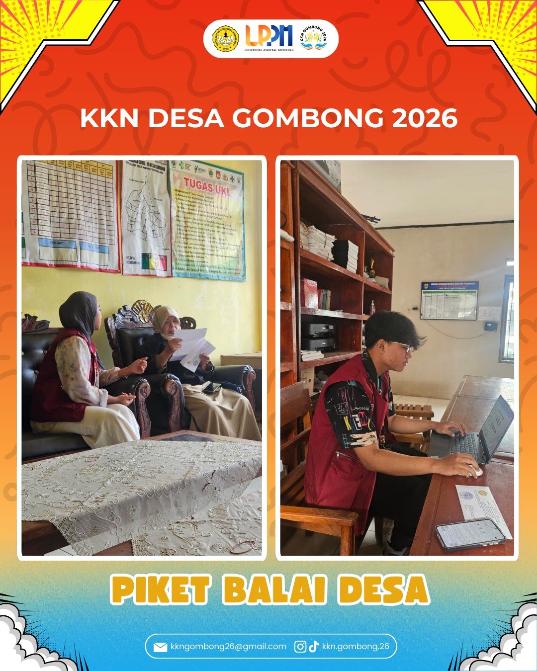 Piket Pemerintahan Desa, Balai Desa Gombong