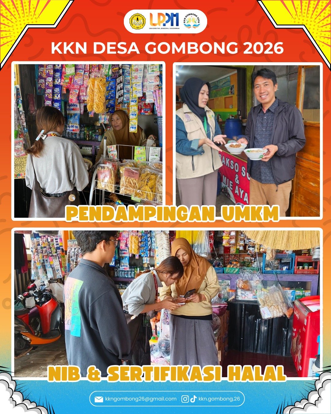 KKN Hari Ke 21: Pendampingan UMKM Pembuatan Qris, Logo, dan Google Maps