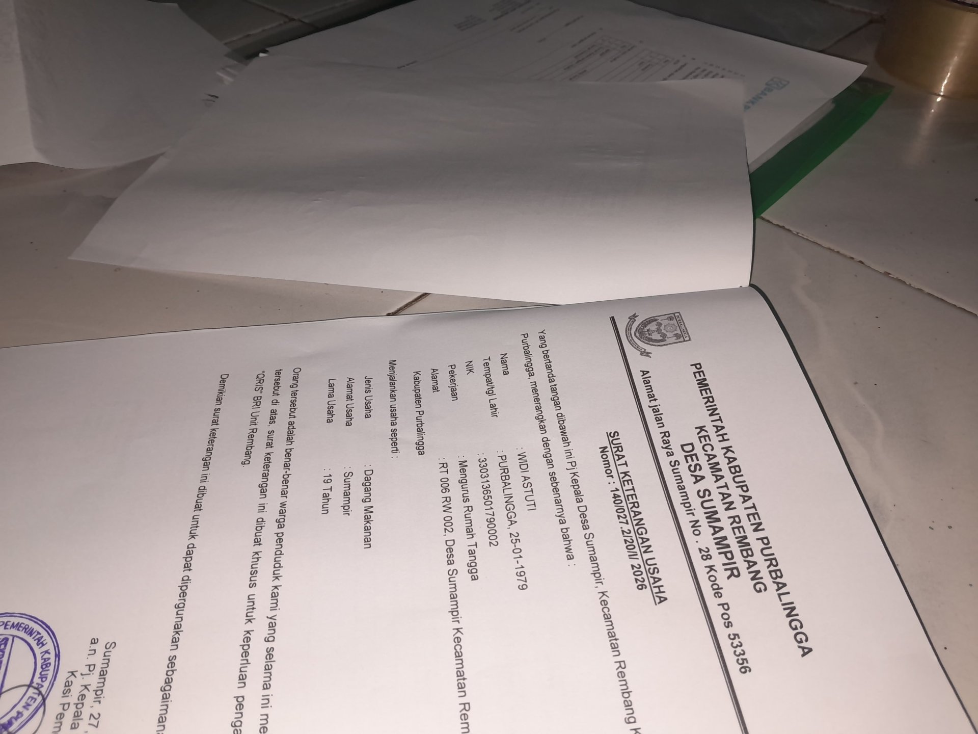 Pengumpulan Data Administratif UMKM untuk Persiapan Pembuatan QRIS