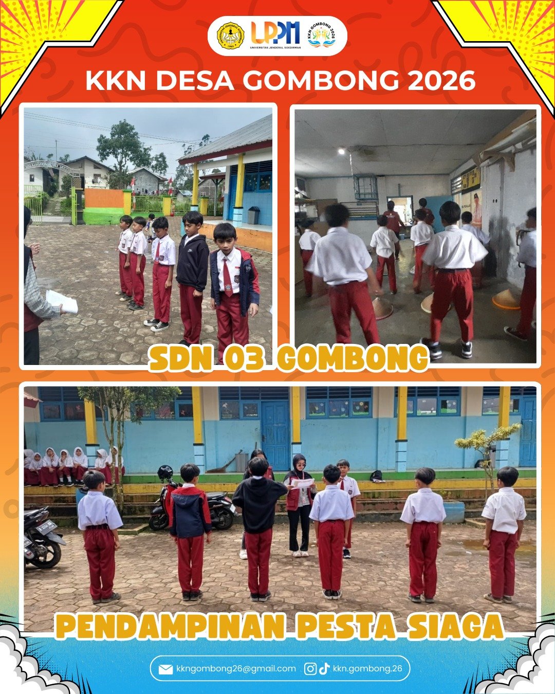 Pendampingan latihan pesta siaga SD 03 Gombong
