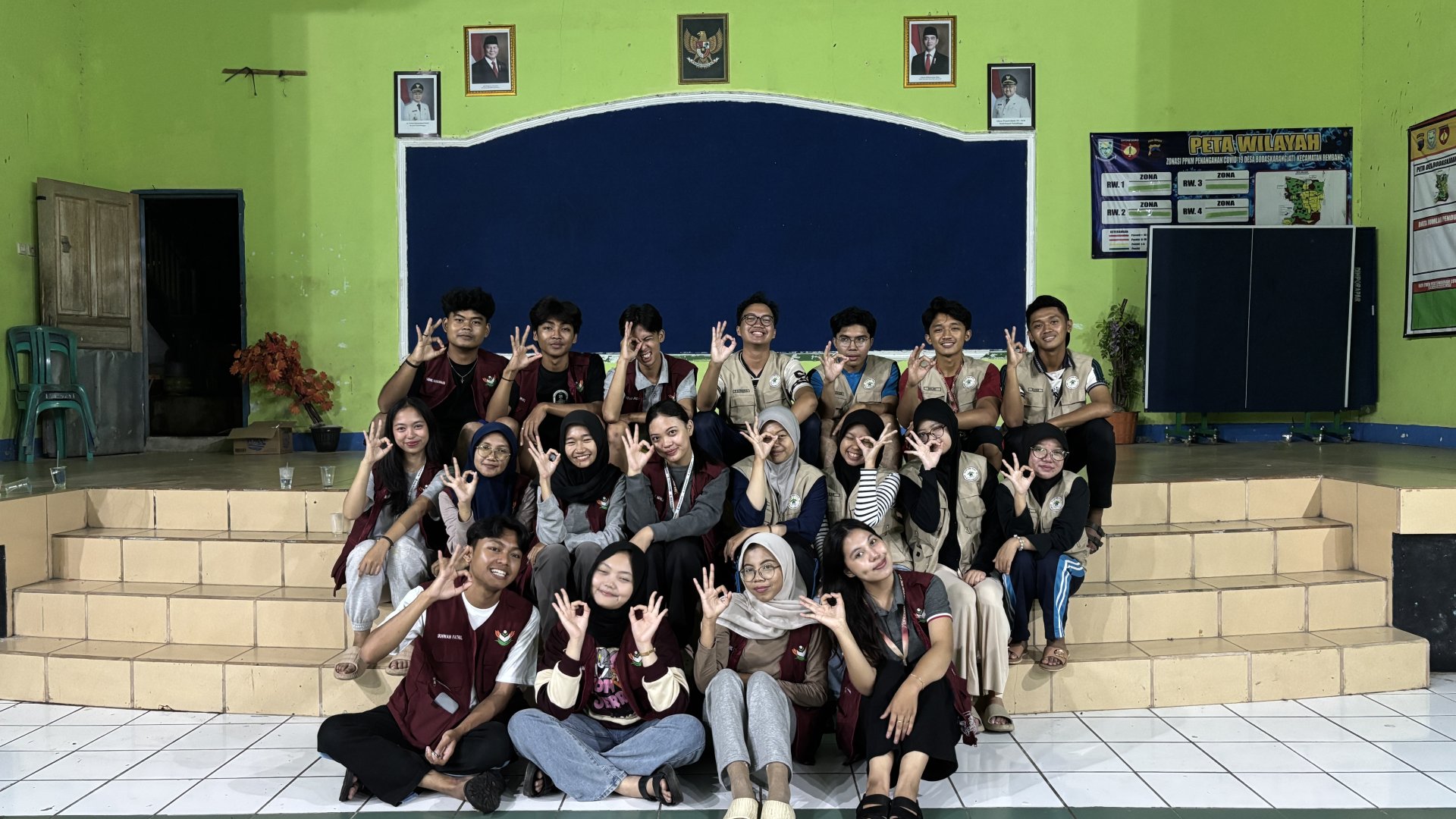 Kunjungan KKN Wlahar ke Posko