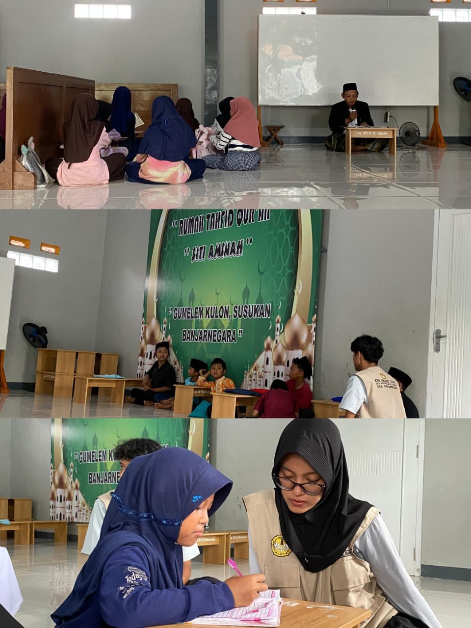 Mahasiswa KKN Desa Gumelem Kulon Laksanakan Kegiatan Pendampingan BTQ di RTQ