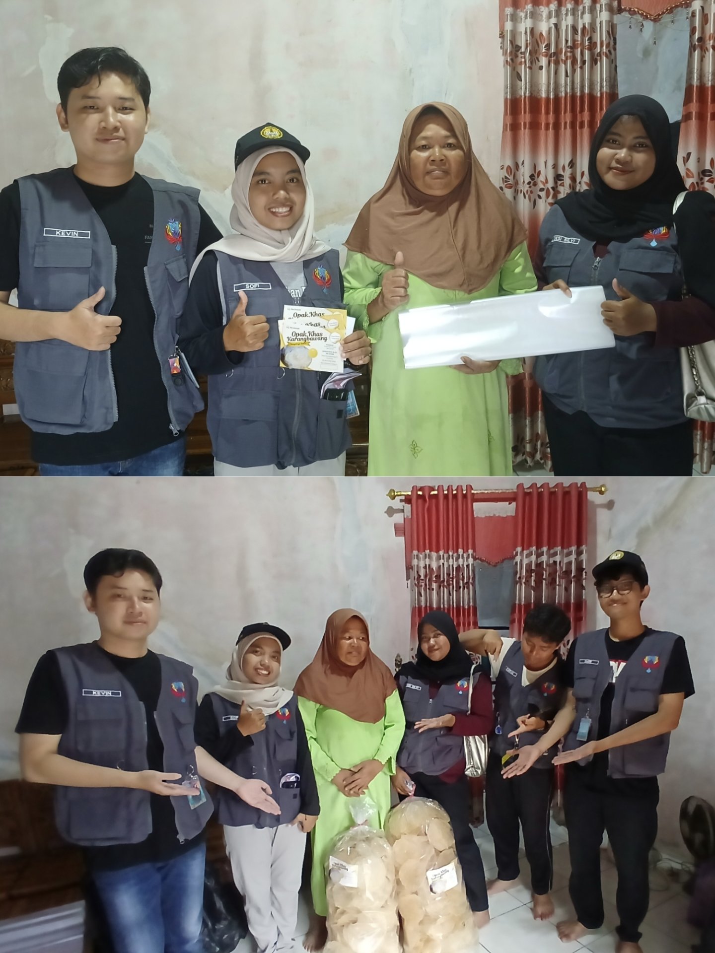 Pembaharuan serta Penyeranan Kemasan dan Sticker UMKM Opak