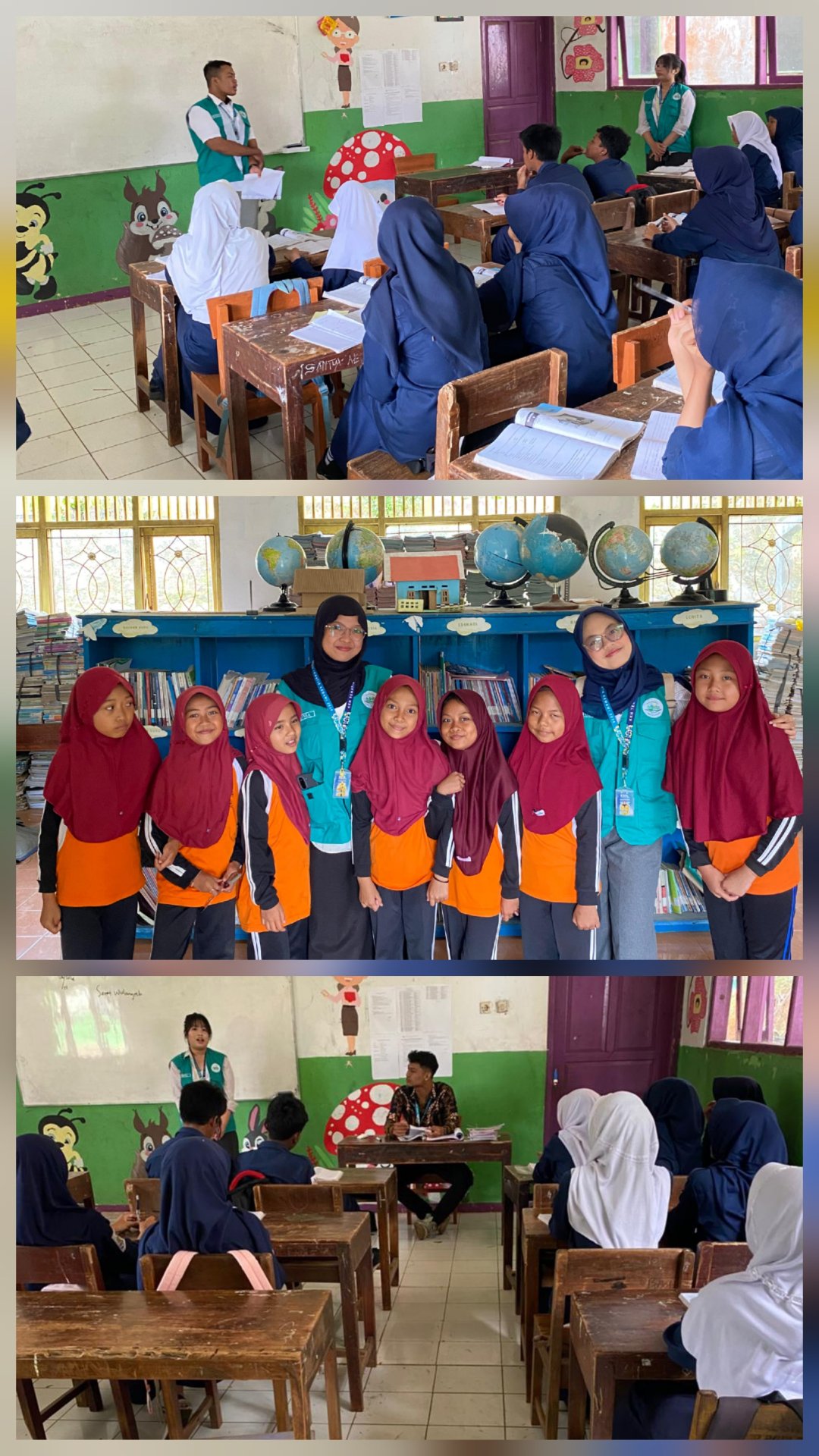 Piket Rutin di Balai Desa, Pengajaran di SMP PGRI 2 Somagede, Survei Pendahuluan Revitalisasi Perpustakaan, dan Pendampingan UMKM