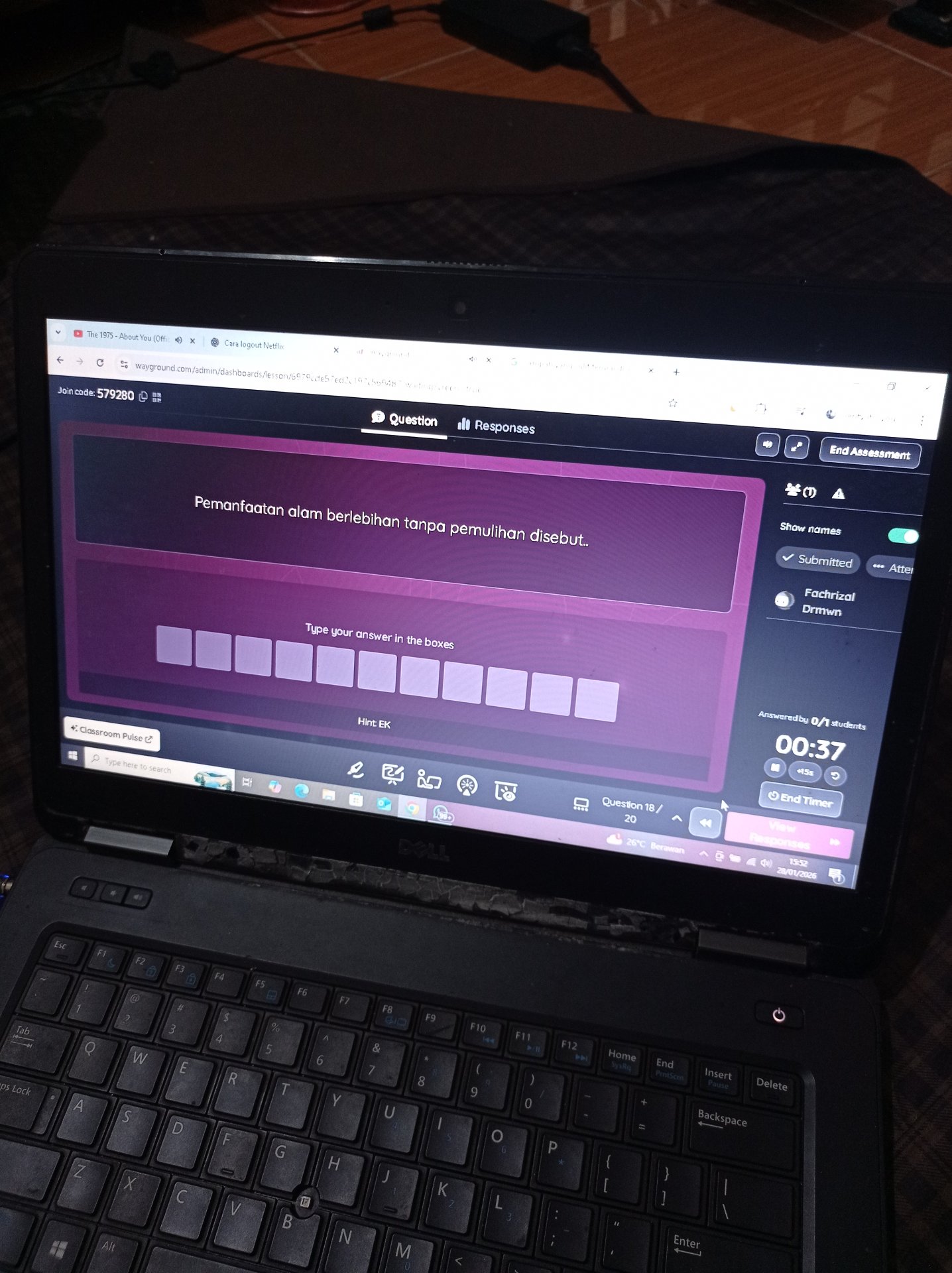 Pembuatan Kuis Lingkungan SMPN 2 Karangjambu