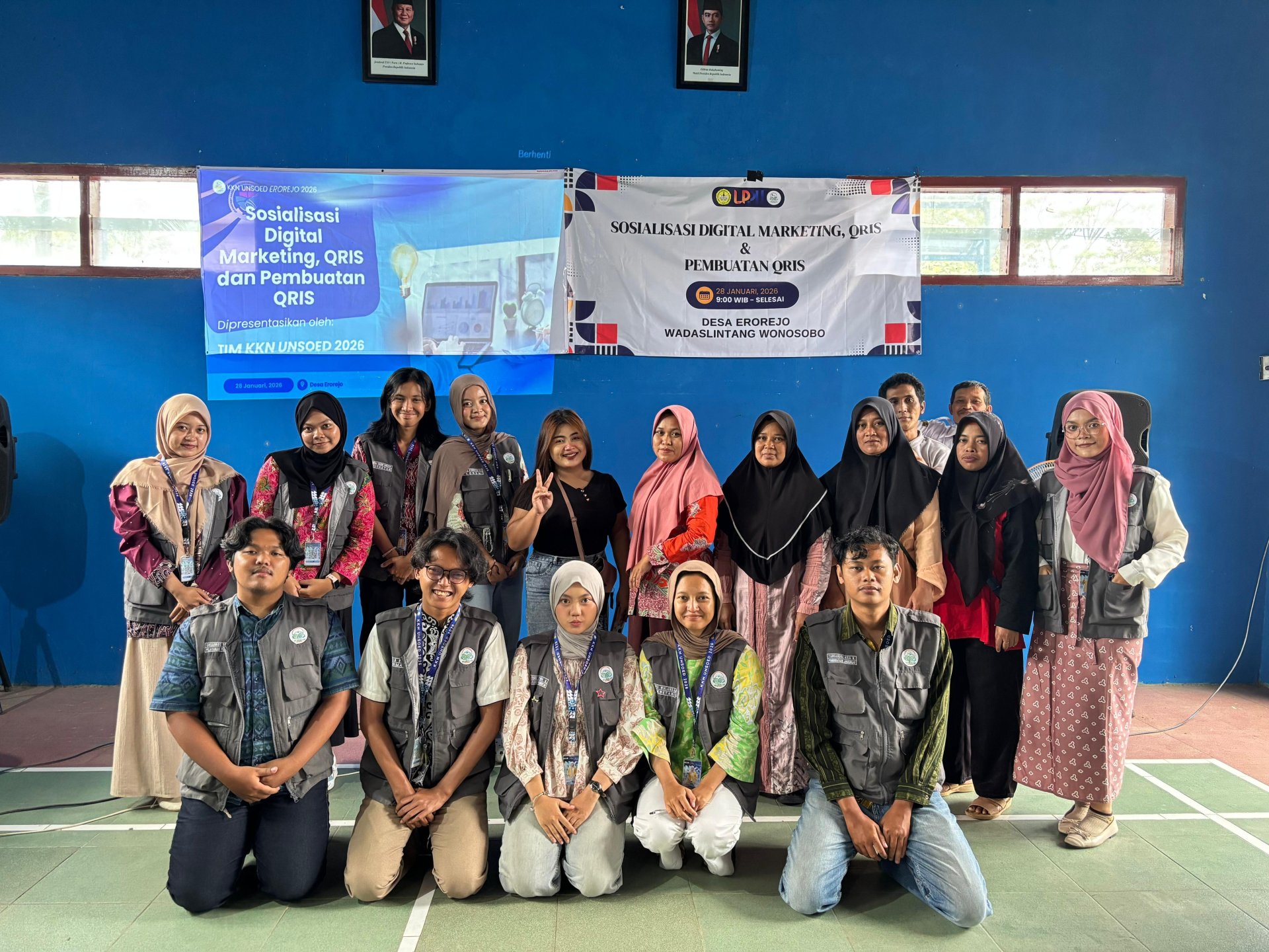 Pelaksanaan Program KKN Hari Keduapuluhdua di Desa Erorejo, Wadaslintang