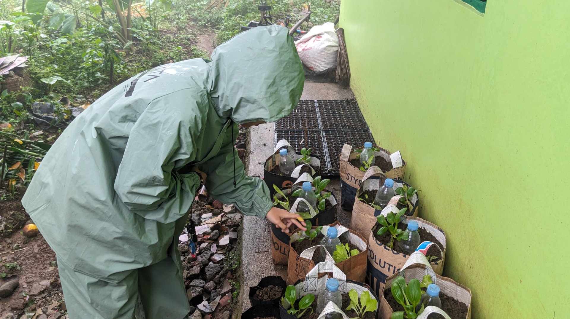 Monitoring Demplot dan Diskusi dengan Kadus