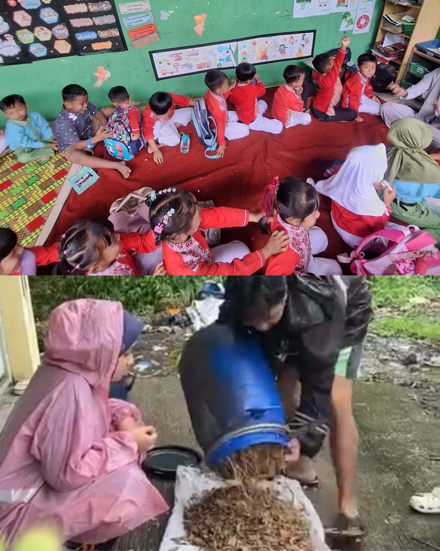 KKN Day 22: Pendampingan PAUD dan Demplot Budidaya Tanaman dengan Pupuk Kompos