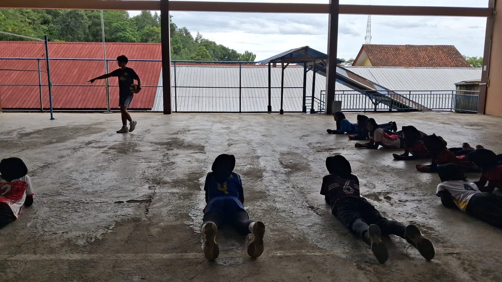 Latihan Voli SMP N 1 WADASLINTANG