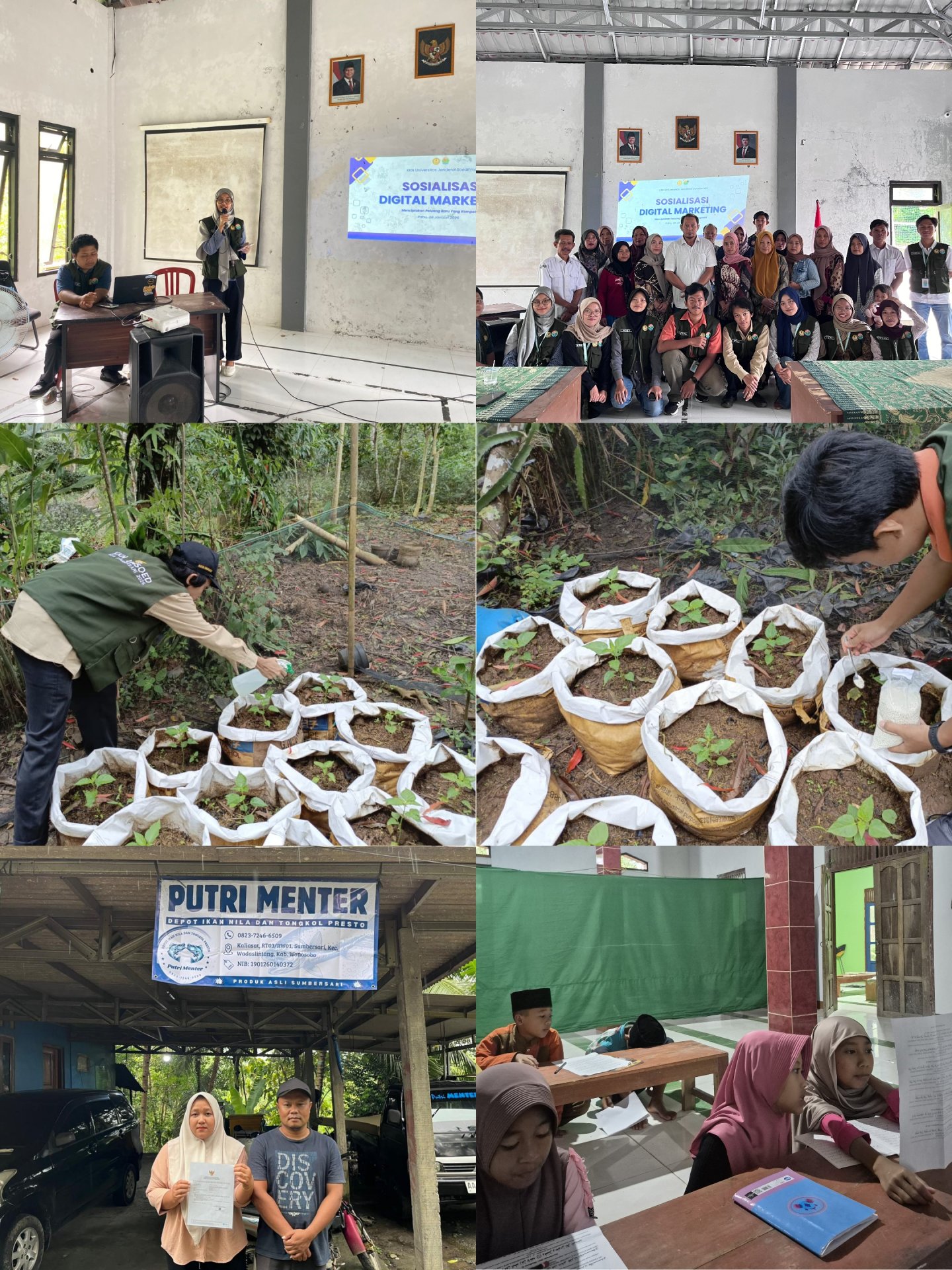 (28/01/2026) kegiatan KKN Hari ke-22 Tim KKN Unsoed Desa Sumbersari, Kec. Wadaslintang, Kab. Wonosobo