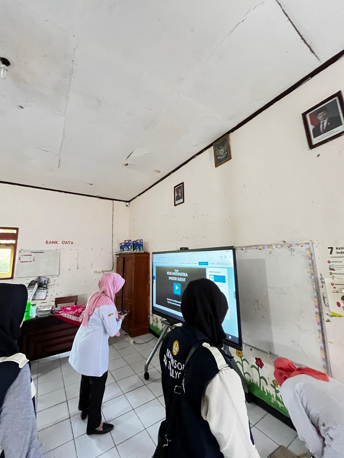 Survey sebelum sosialisasi manfaat menabung di SDN 3 Trimulyo