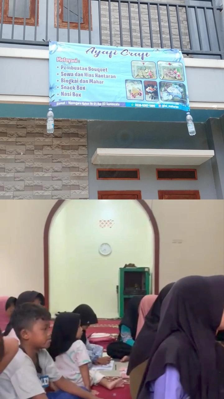 Pendampingan Pembuatan Google Maps UMKM dan Kegiatan Mengajar TPQ