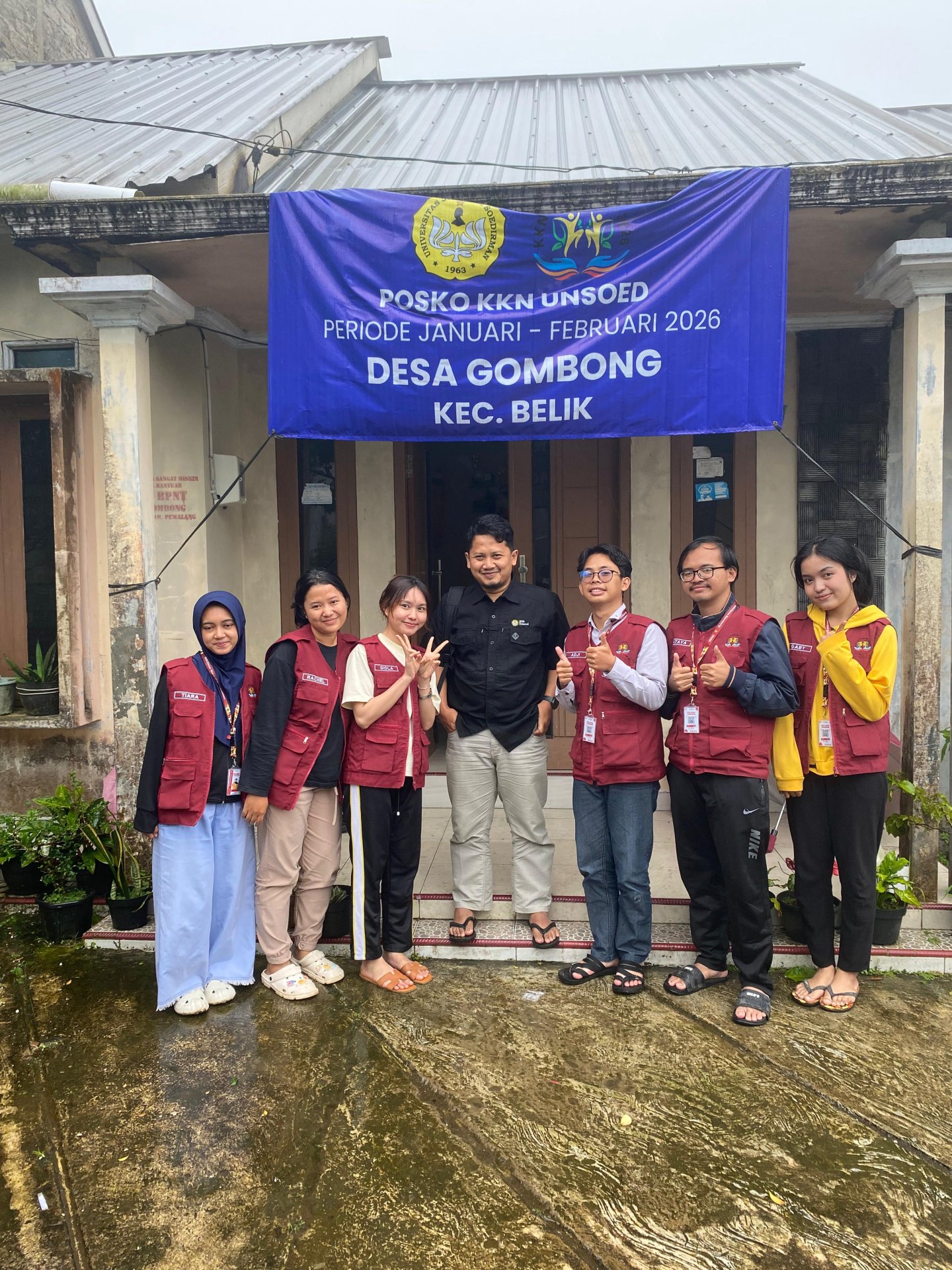 KKN DAY-22 Kunjungan Pendamping Lapangan dan Piket Balai Desa