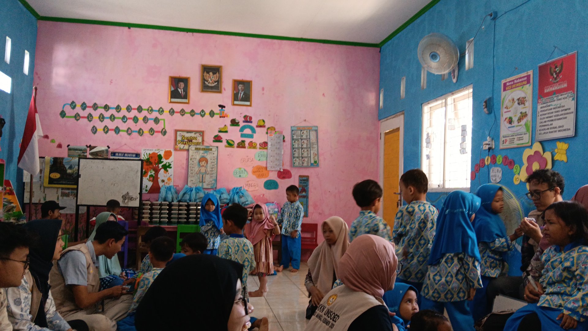 Melaksanakan Pendampingan di PAUD Puspa Ceria