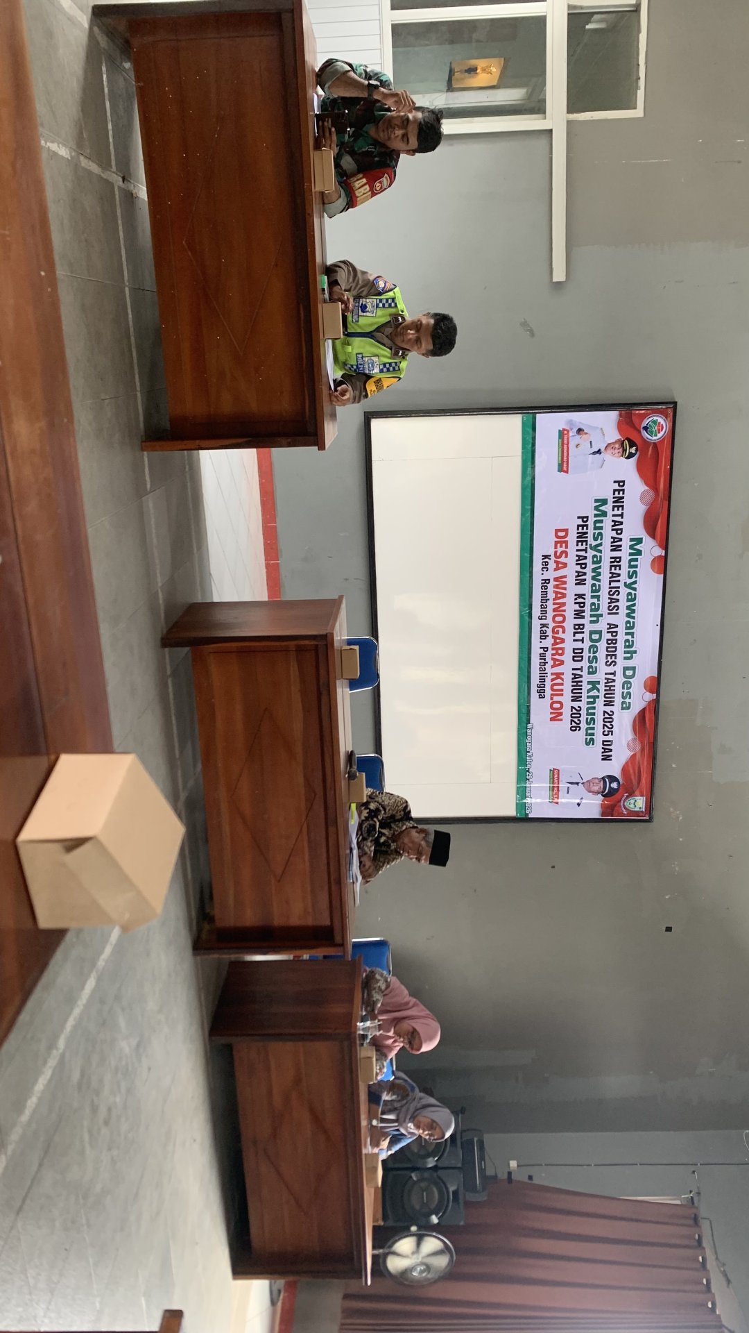 Mengikuti Musyawarah Desa