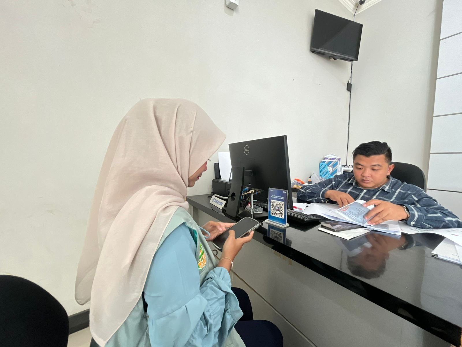 Penyerahan pengkolektifan data dari pelaku UMKM ke BRI Unit Rembang