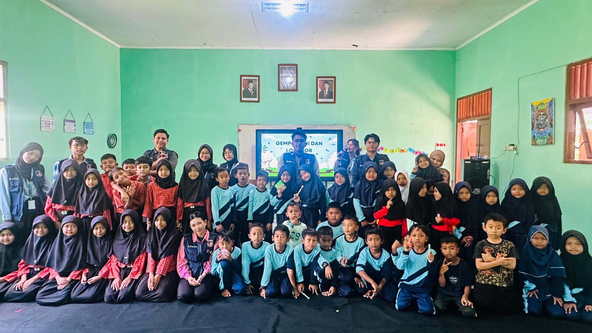 Sosialisasi kebencanaan di SD N 1 KALIKESUR