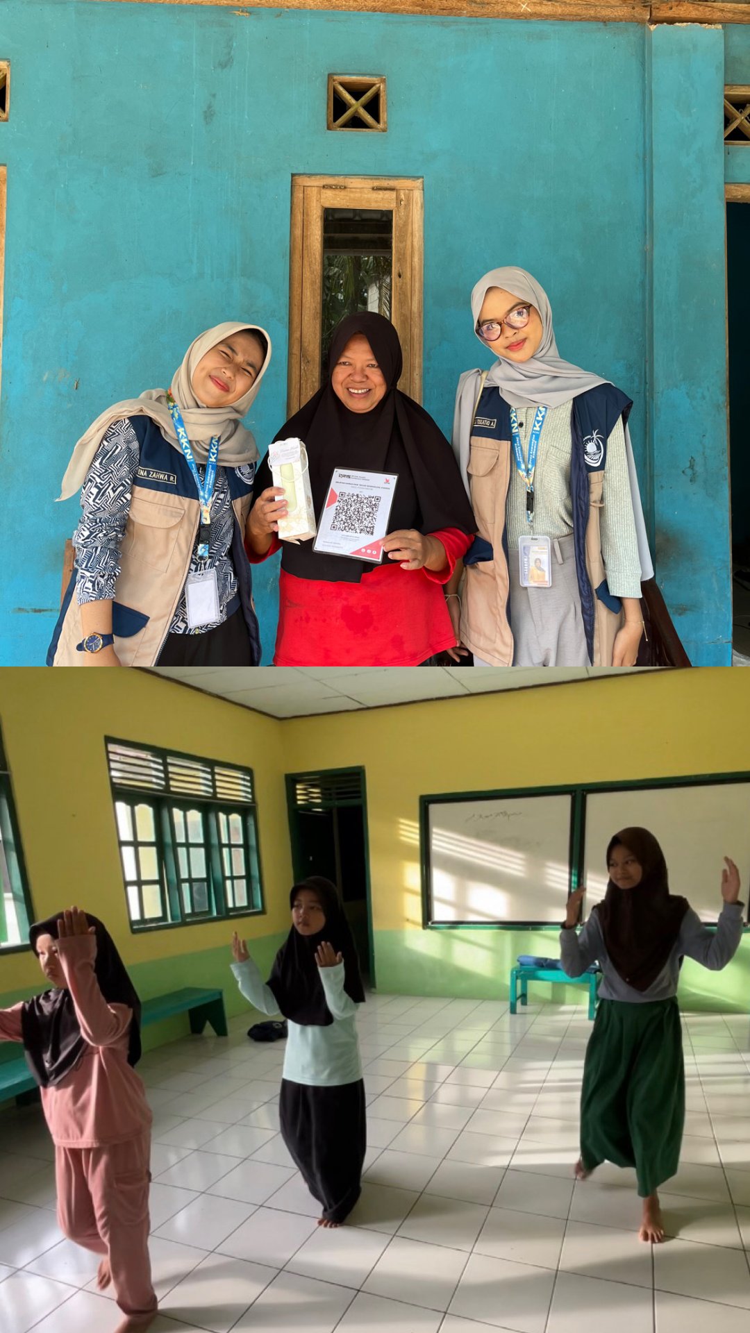 pembagian qris dan ngajar madin dusun 2