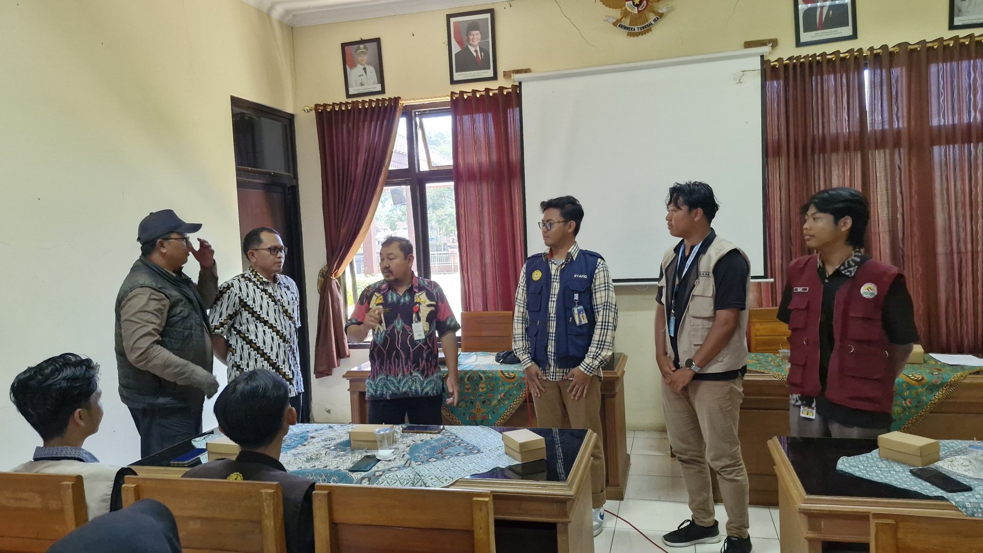 PEMBUATAN PANITIA KECIL PEDULI BENCANA MAHASISWA KKN UNSOED KECAMATAN REMBANG