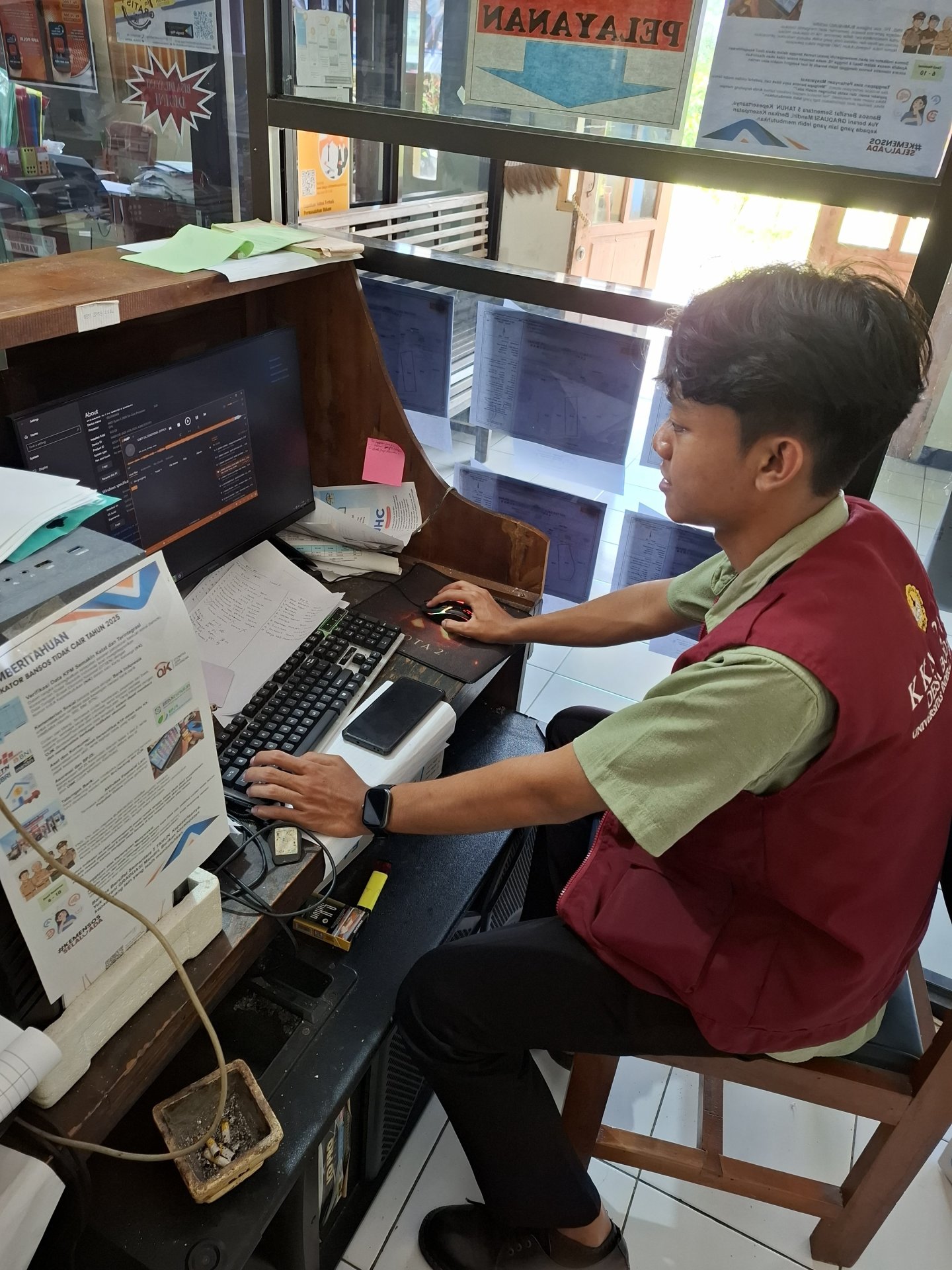 Piket Rutin Balai Desa