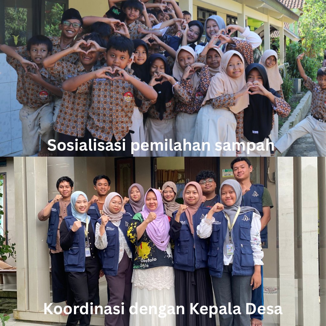 Sosialisasi Pemilahan Sampah dan Koordinasi dengan Kepala Desa