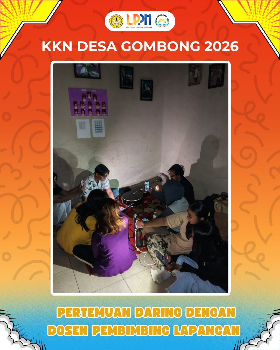 KKN Hari Ke 22: Pertemuan dengan Dosen Pembimbing Lapangan (DPL) Secara Daring