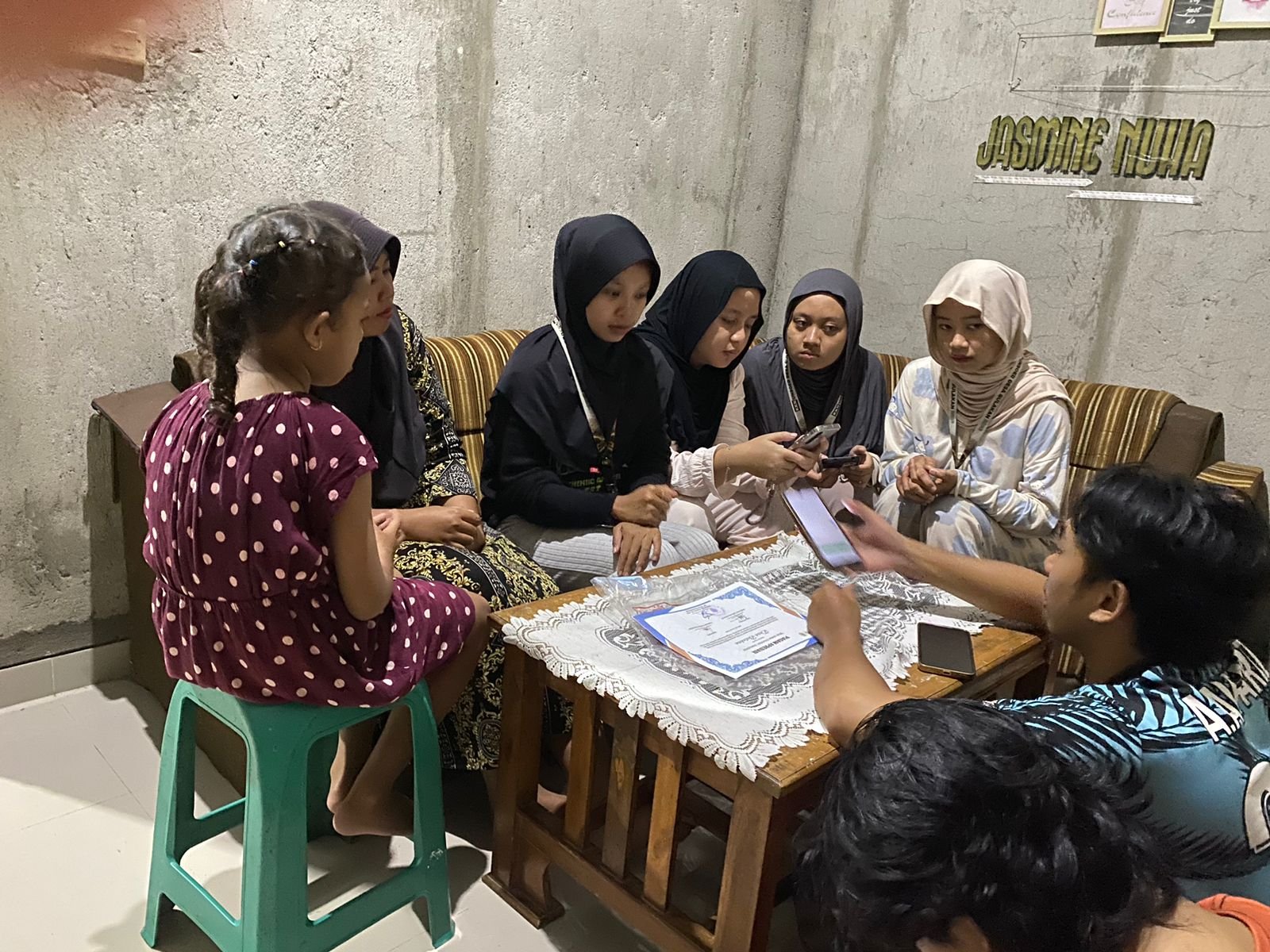 Pendampingan pembuatan qris