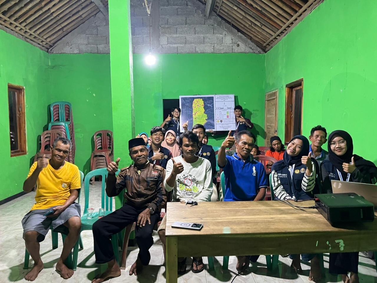 Kegiatan Hari Ke 23 | Bagian 2 :  Sosialisasi Peta Evakuasi Bencana