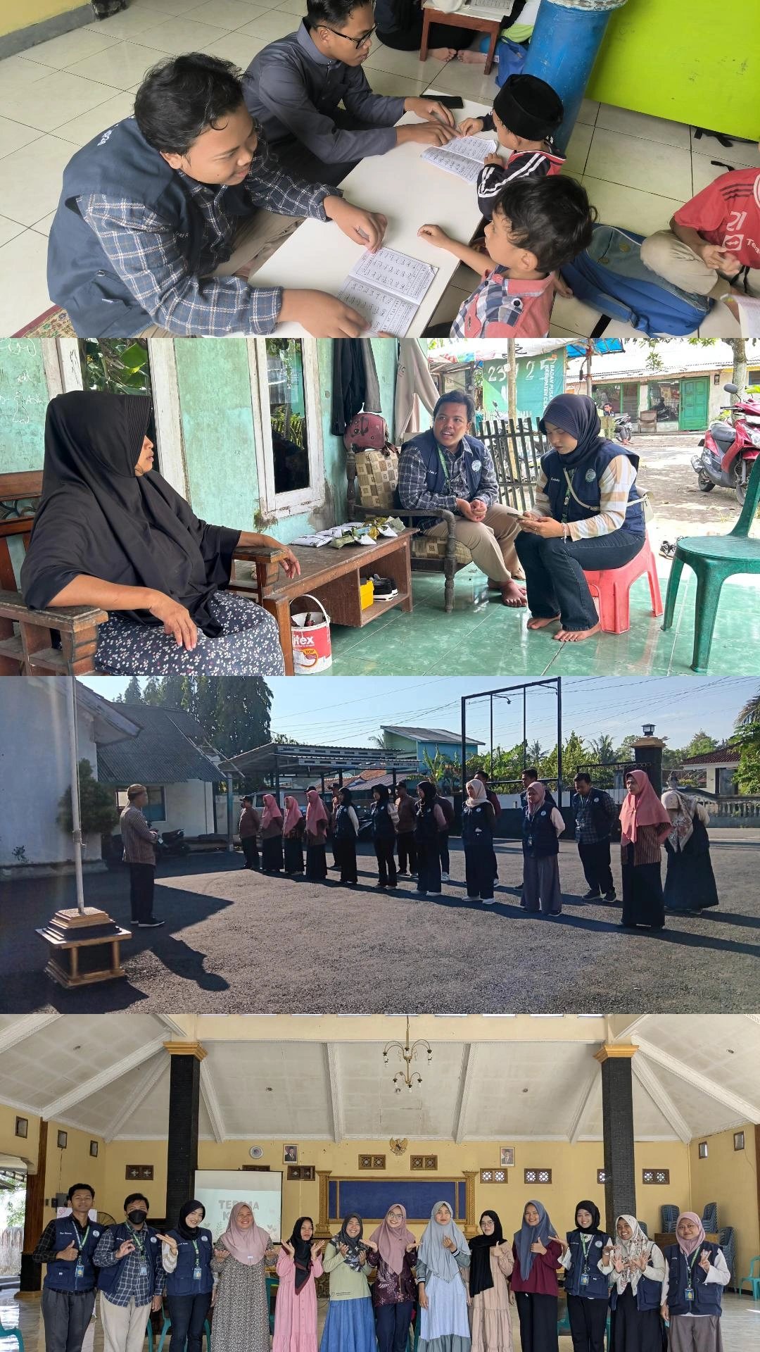 Hari 23_Apel Pagi di Balai Desa, Sosialisasi Gizi Seimbang, Pendampingan dan Pembuatan QRIS UMKM serta Mengajar mengaji di TPQ