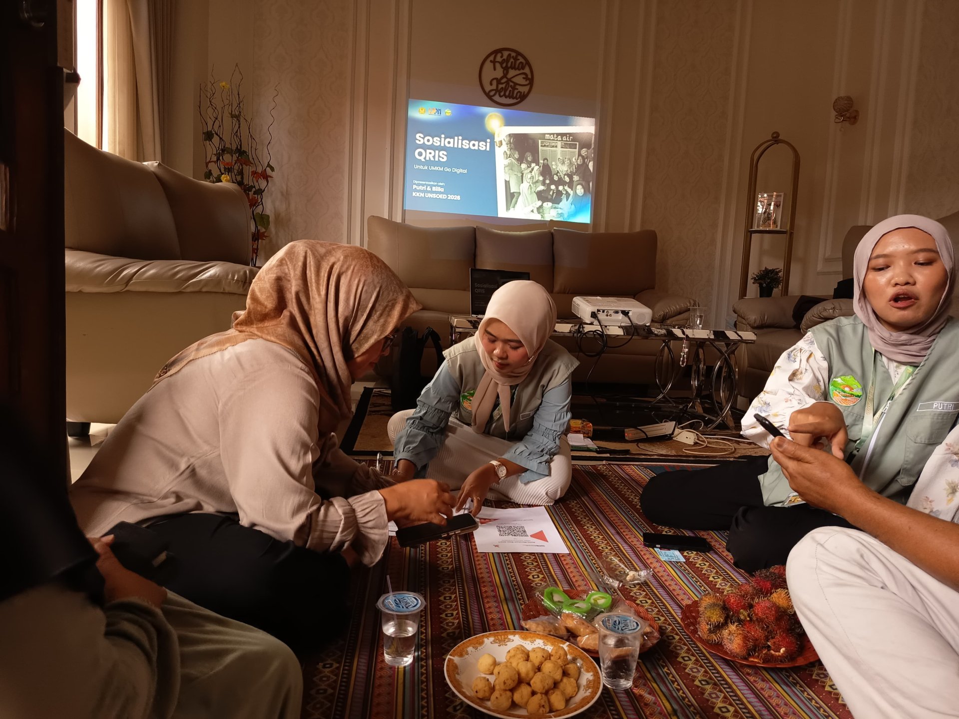 Sosialisasii pembuatan qris