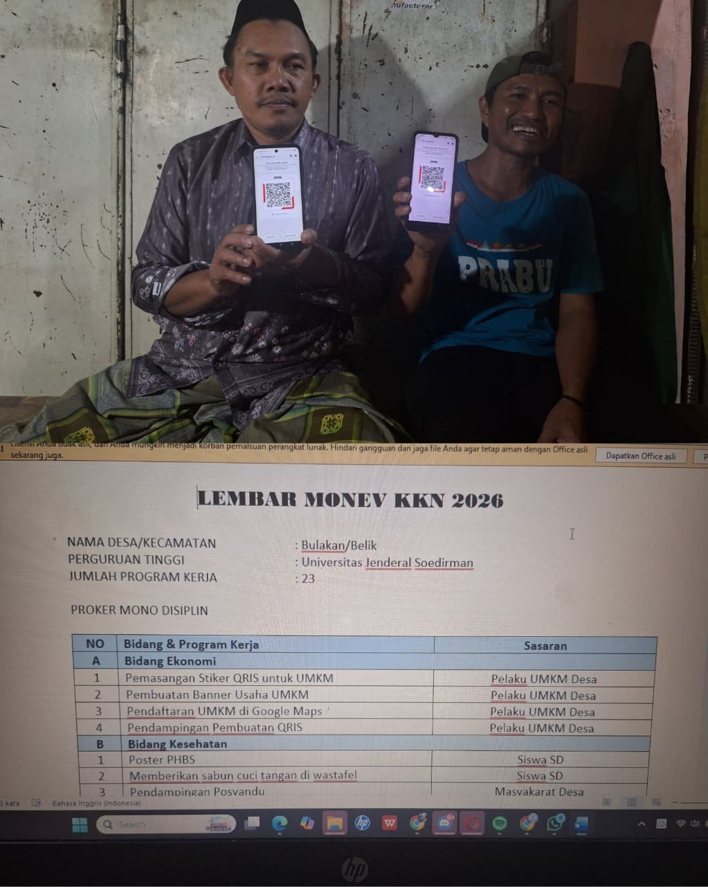 KKN Day 23: Pendampingan UMKM dan Penyusunan Laporan Monev KKN Bulakan 2026