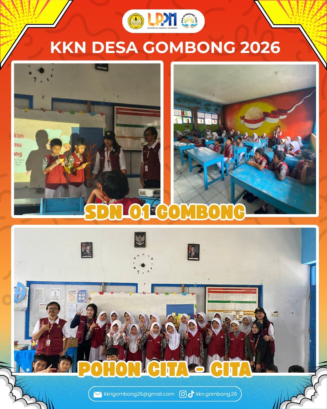 KKN DAY-23 Pohon Cita-Cita SD 01 dan Pendampingan UMKM