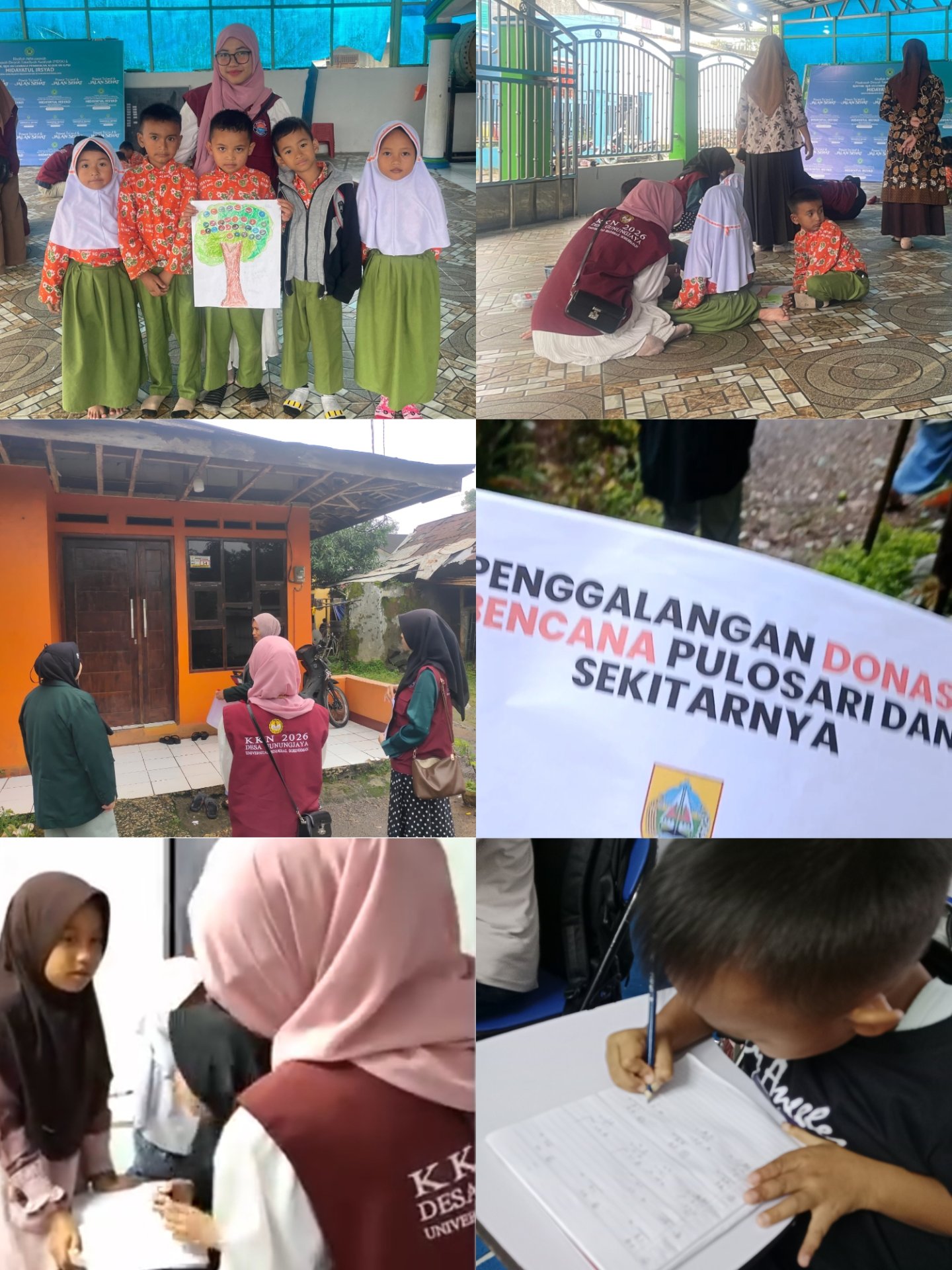 Pendambingan Belajar TK, Penggalangan Dana Bencana, dan Bimbingan Belajar