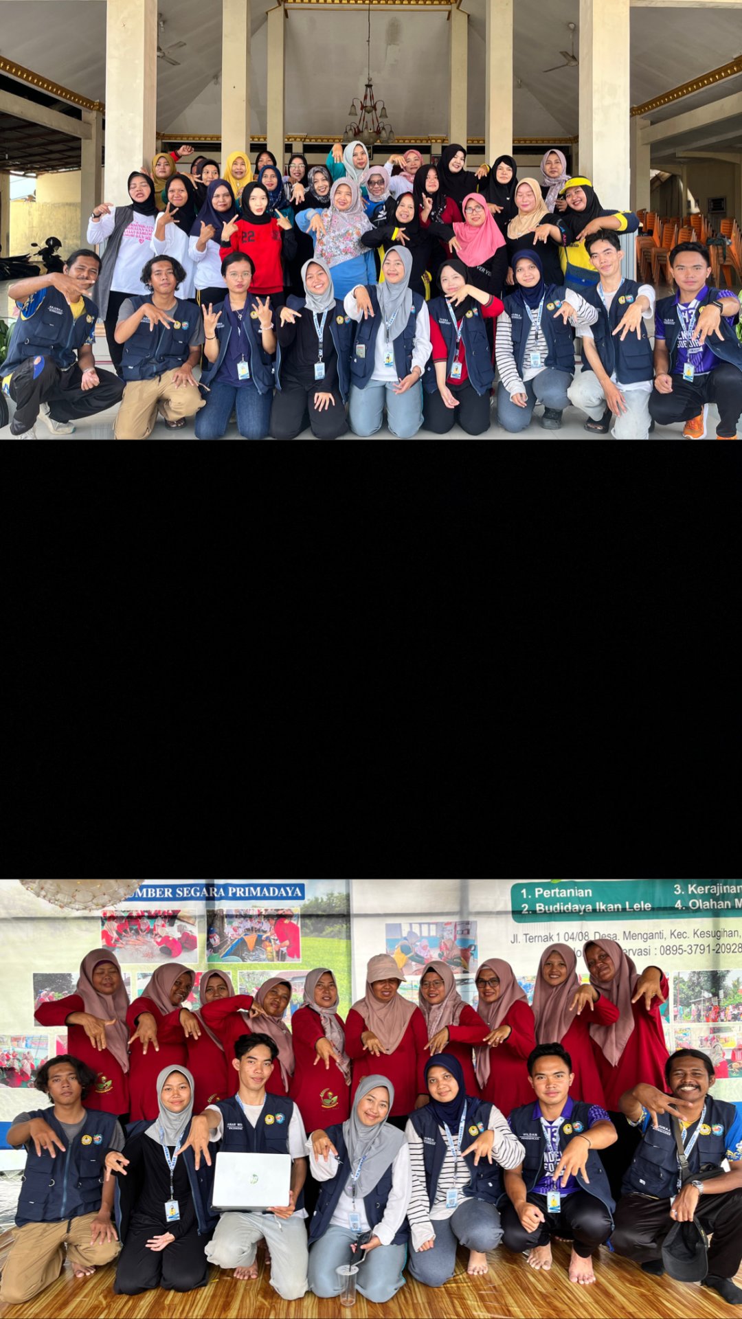 KKN DAY 24 - Senam sehat, Pendamping KWT, dan Piket Desa