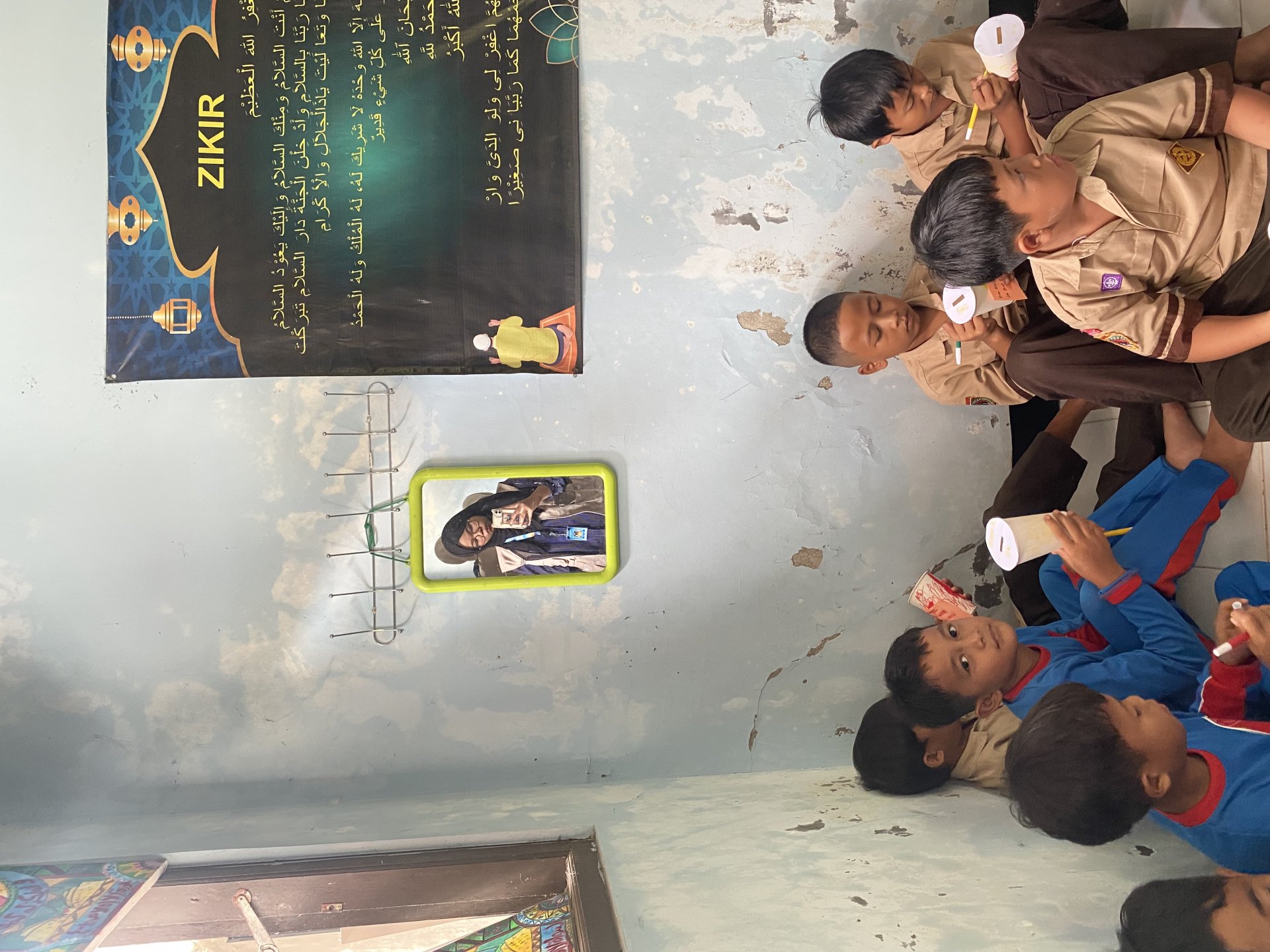 Sosialisasi gemar menabung dan Penarikan uang donasi