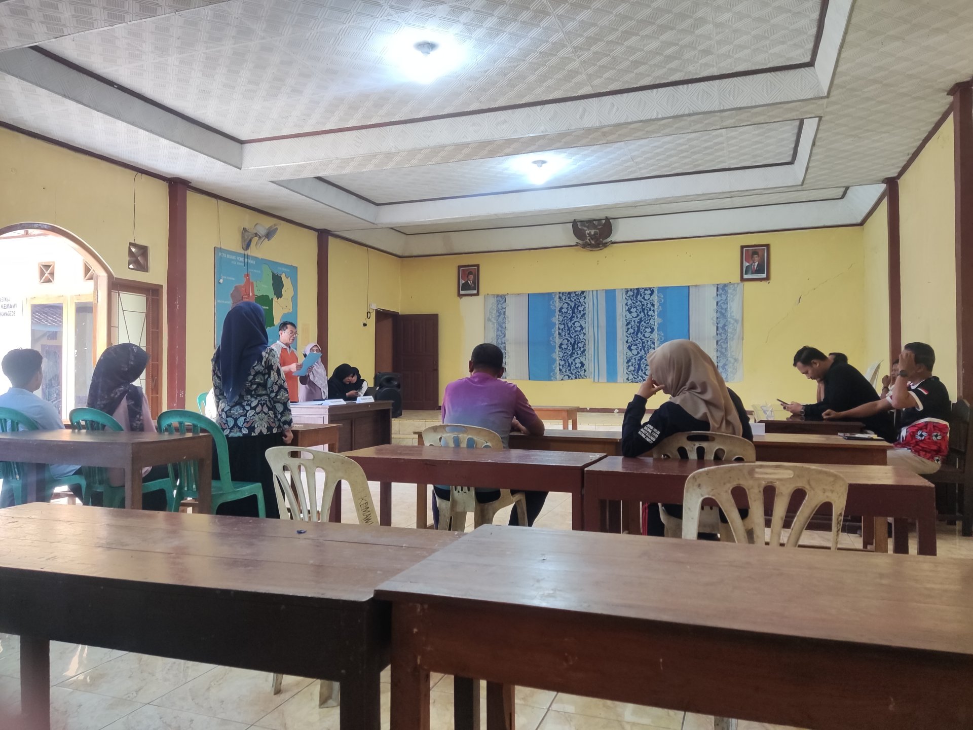 Gladi Bersih Pelantikan Perangkat Desa Baru