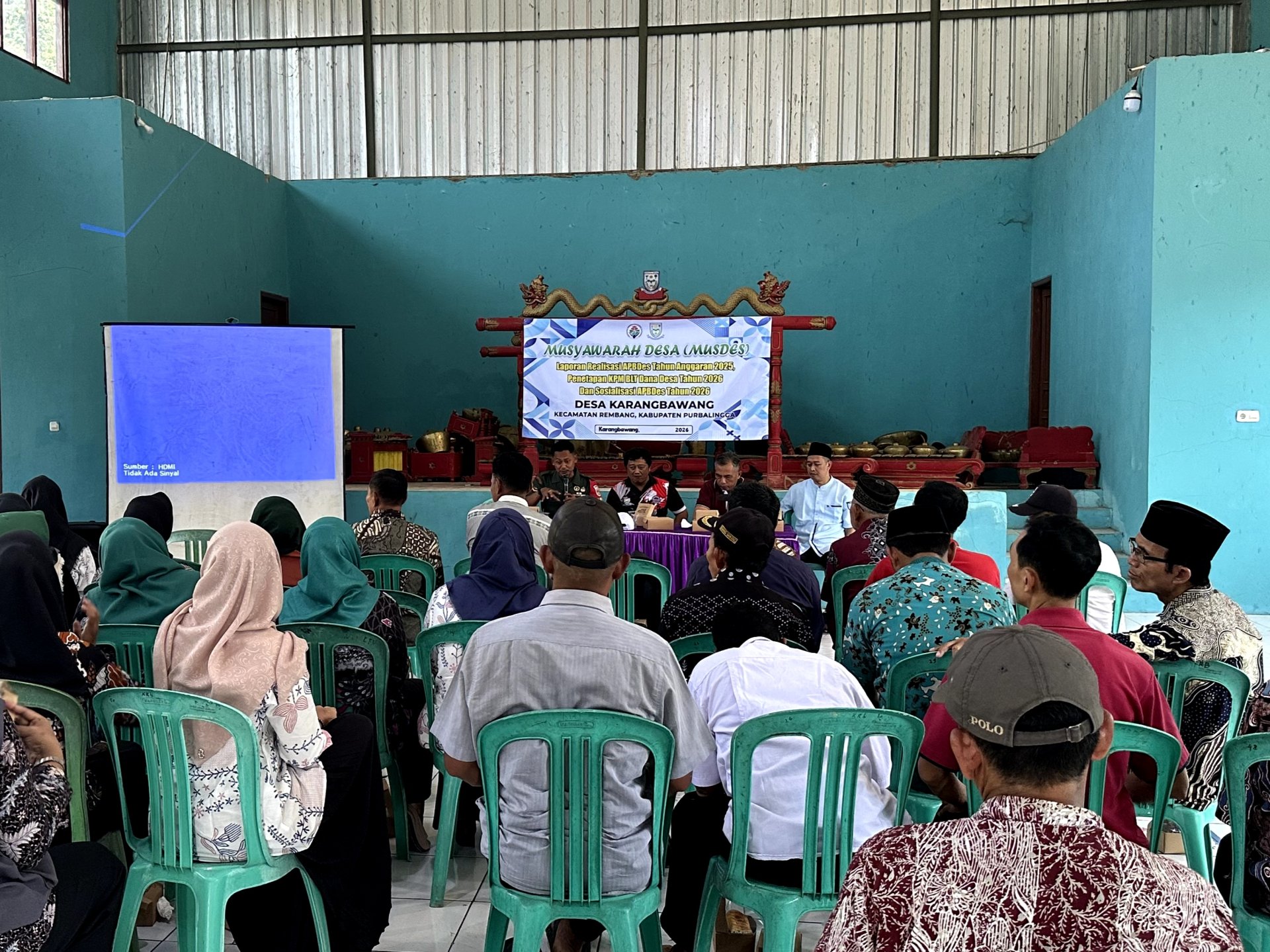 PARTISIPASI DALAM PELAKSANAAN MUSYAWARAH DESA KARANGBAWANG 2026