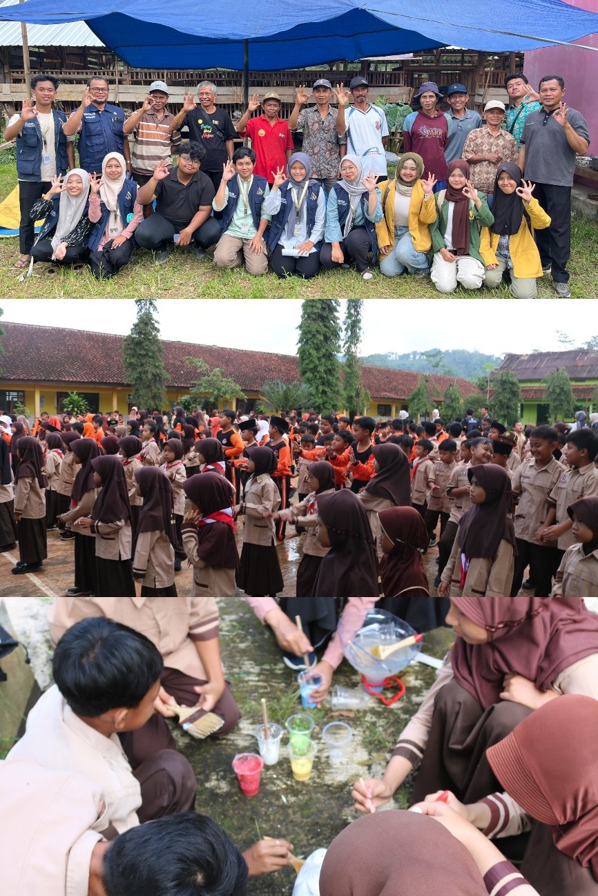 Senam Bersama Siswa SD, Edukasi Pemilahan Sampah, dan Sosialisasi Pupuk Organik Cair