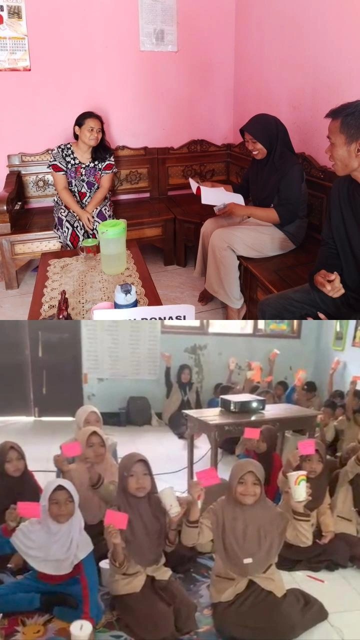 Sosialisasi Gemar Menabung dan Pendampinga Penarikan Donasi