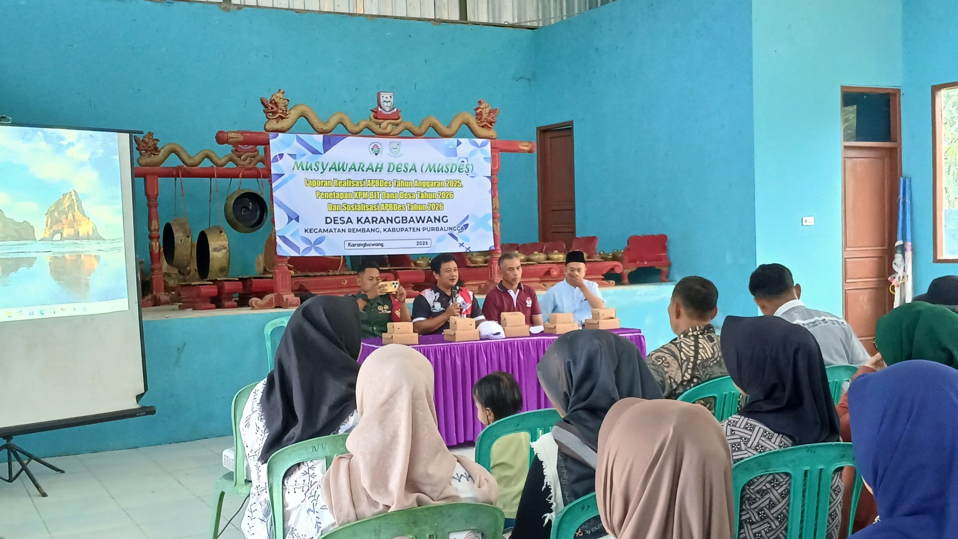 Kegiatan Musyawarah Desa Karangbawang