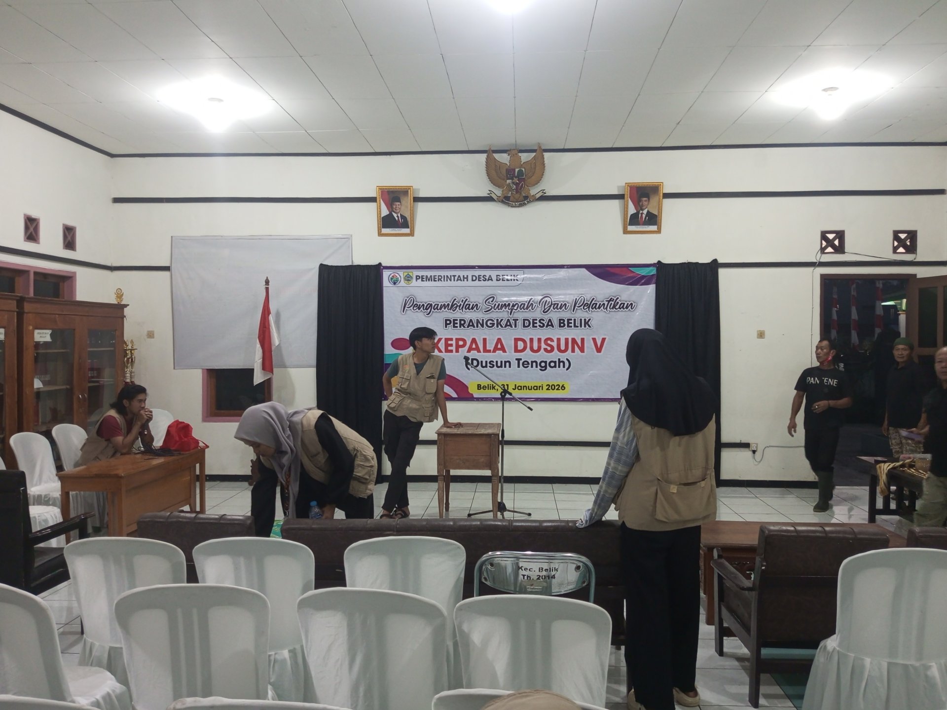 KKN Desa Belik Hari-24: Lanjutan Penanaman Pohon dan Persiapan Pelantikan Kadus