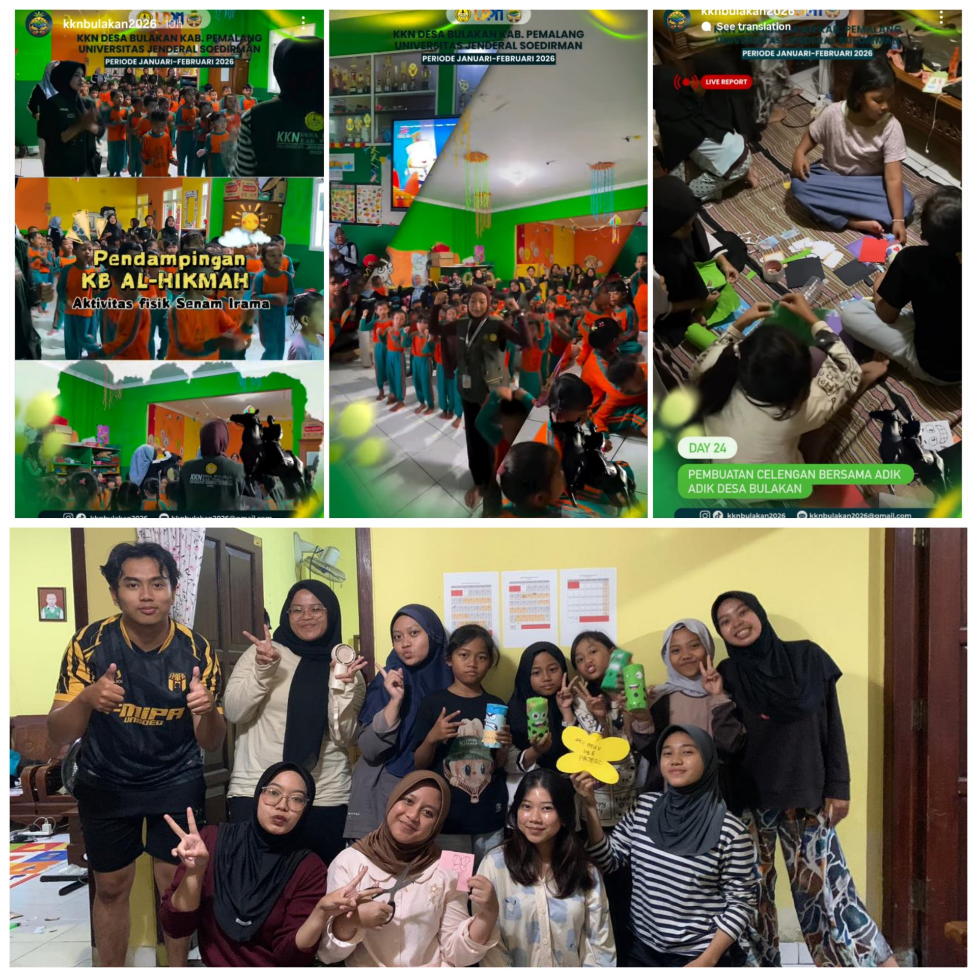 Belajar Sambil Berkarya: Pendampingan PAUD dan Pembuatan Celengan di Desa Bulakan